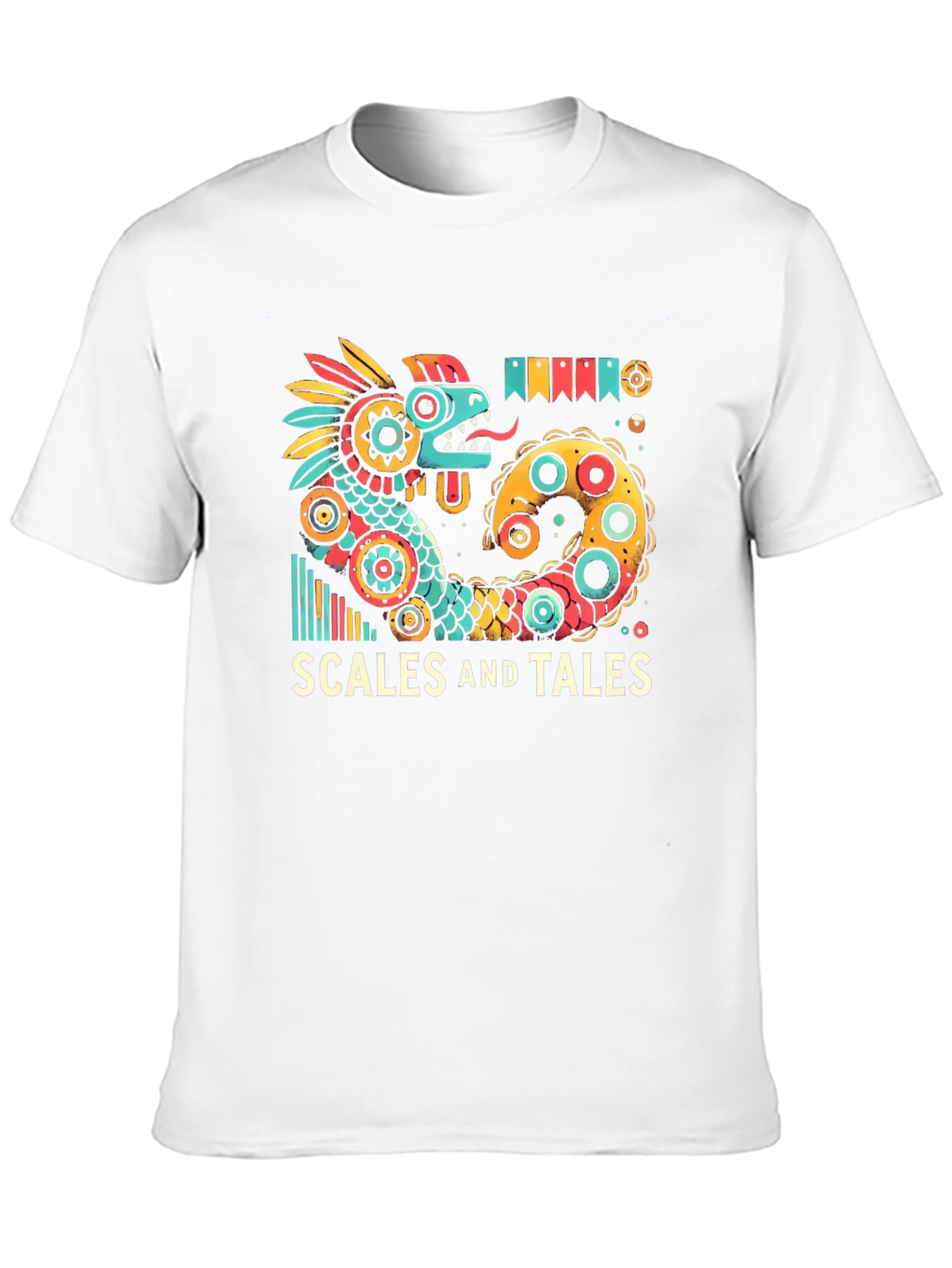 Scales and Tales Graphic T-Shirt - Mens Black Tee