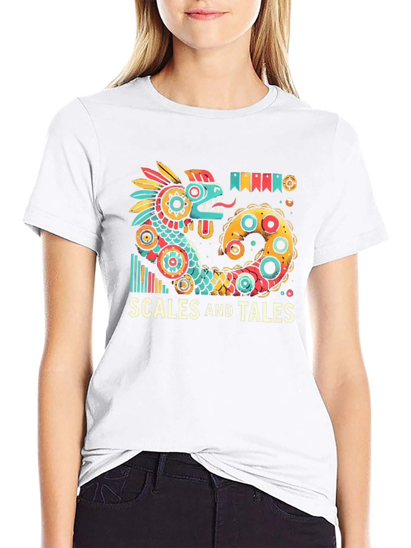 Scales and Tales Graphic T-Shirt - Mens Black Tee
