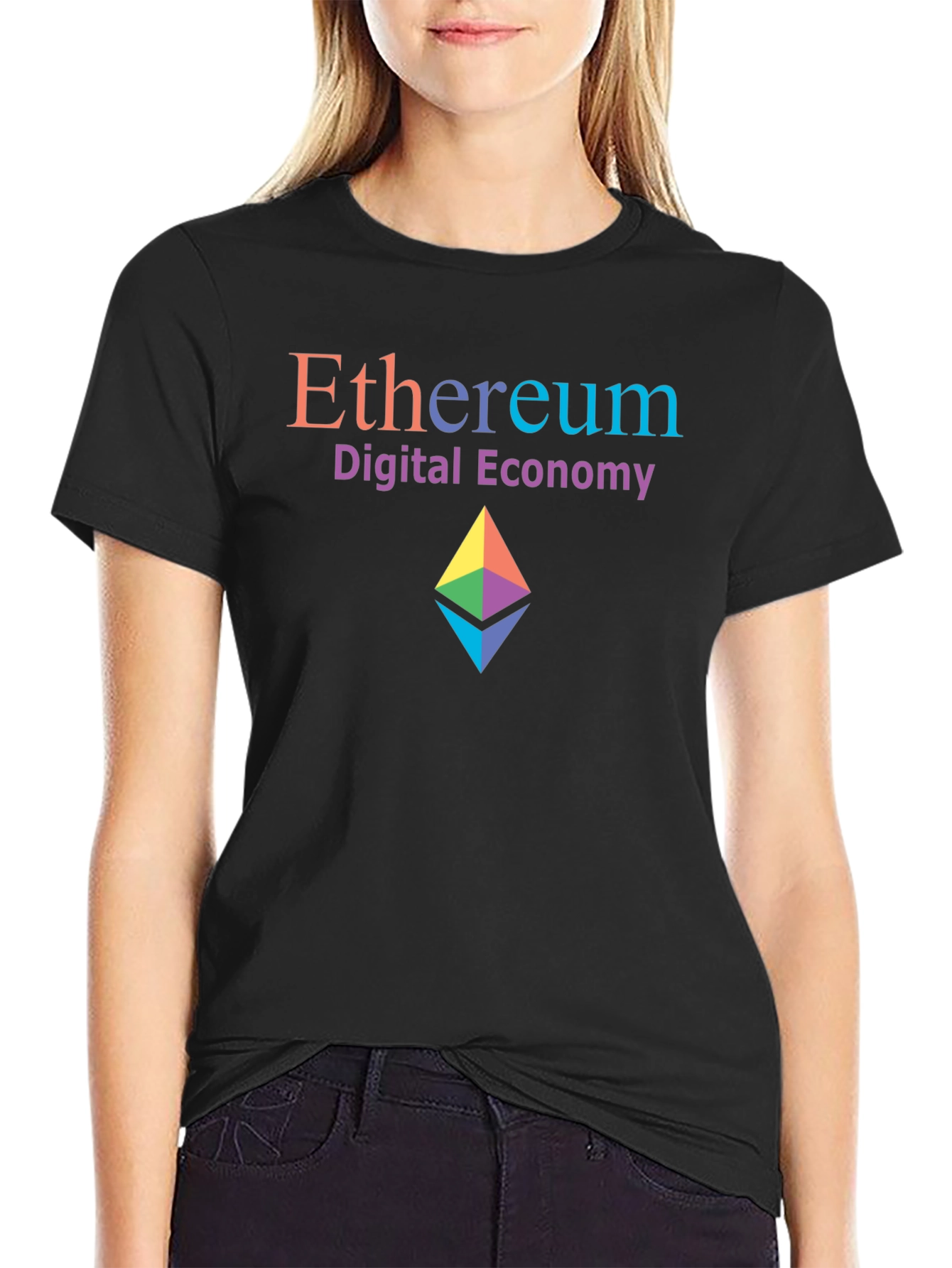 Ethereum Digital Economy Graphic T-Shirt