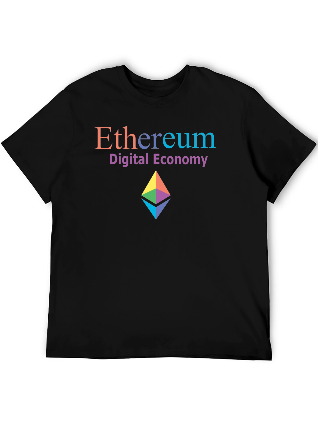 Ethereum Digital Economy Graphic T-Shirt