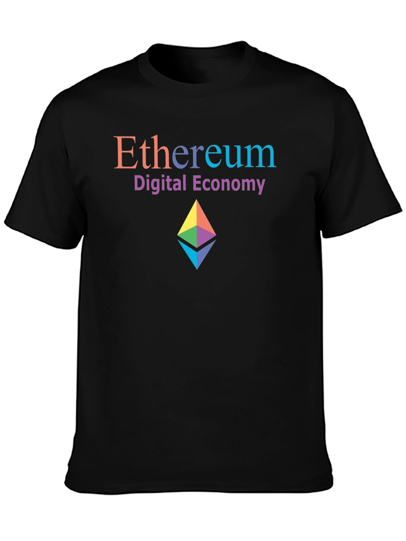 Ethereum Digital Economy Graphic T-Shirt