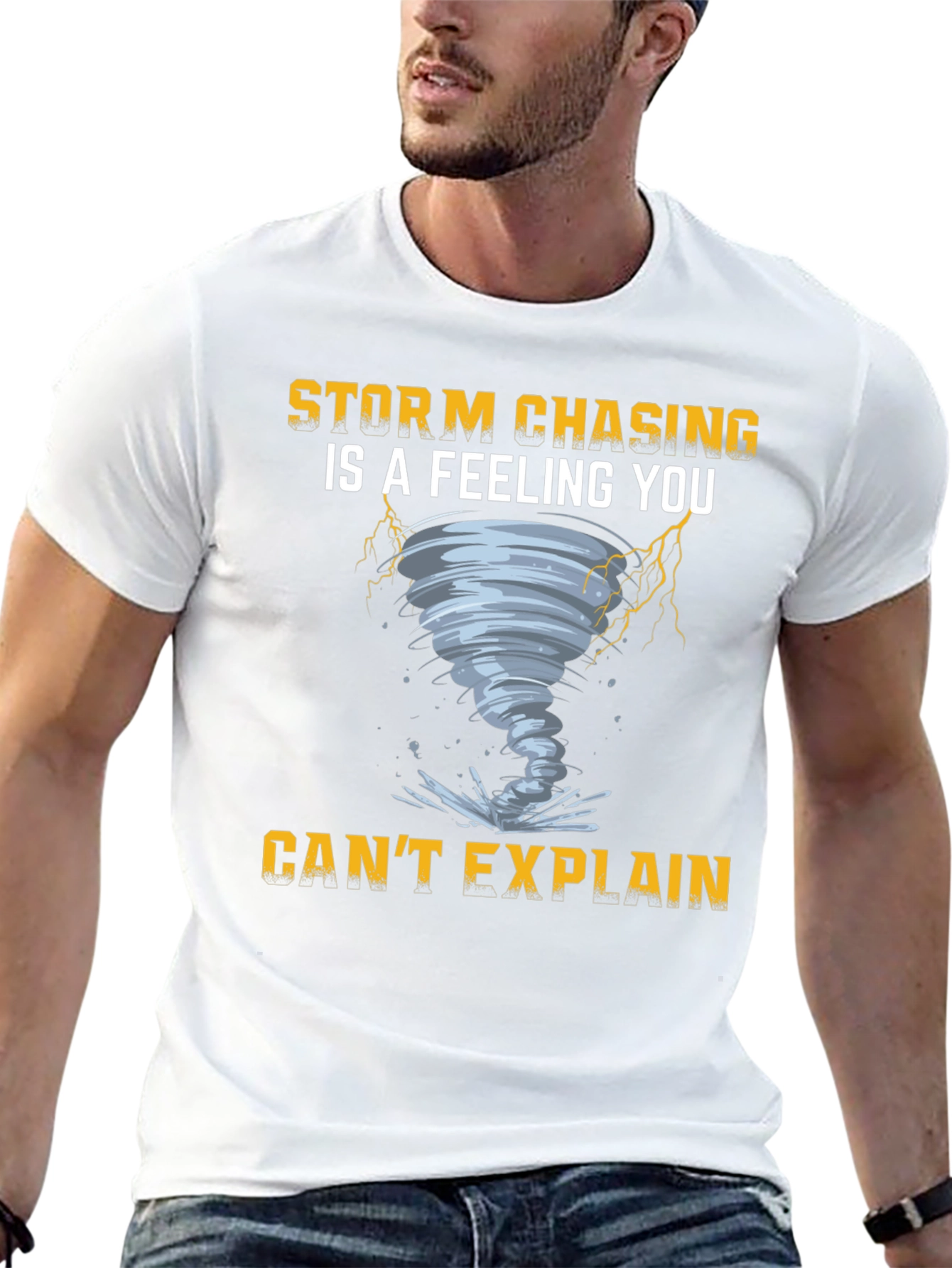 Storm Chasing Feeling Graphic Tee - Black