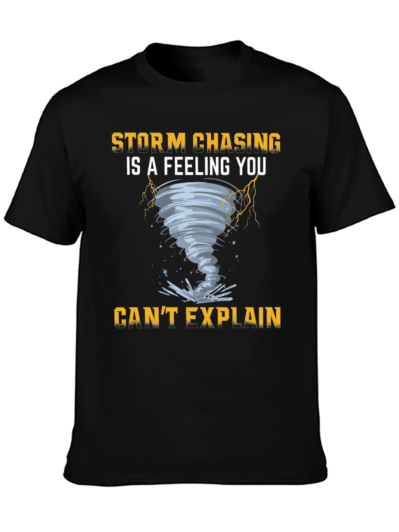 Storm Chasing Feeling Graphic Tee - Black
