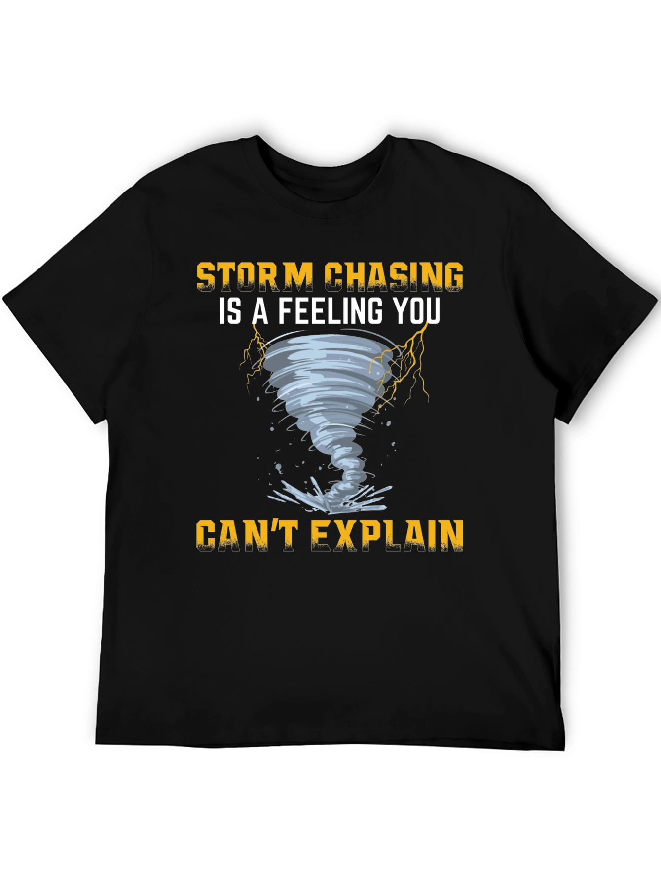 Storm Chasing Feeling Graphic Tee - Black