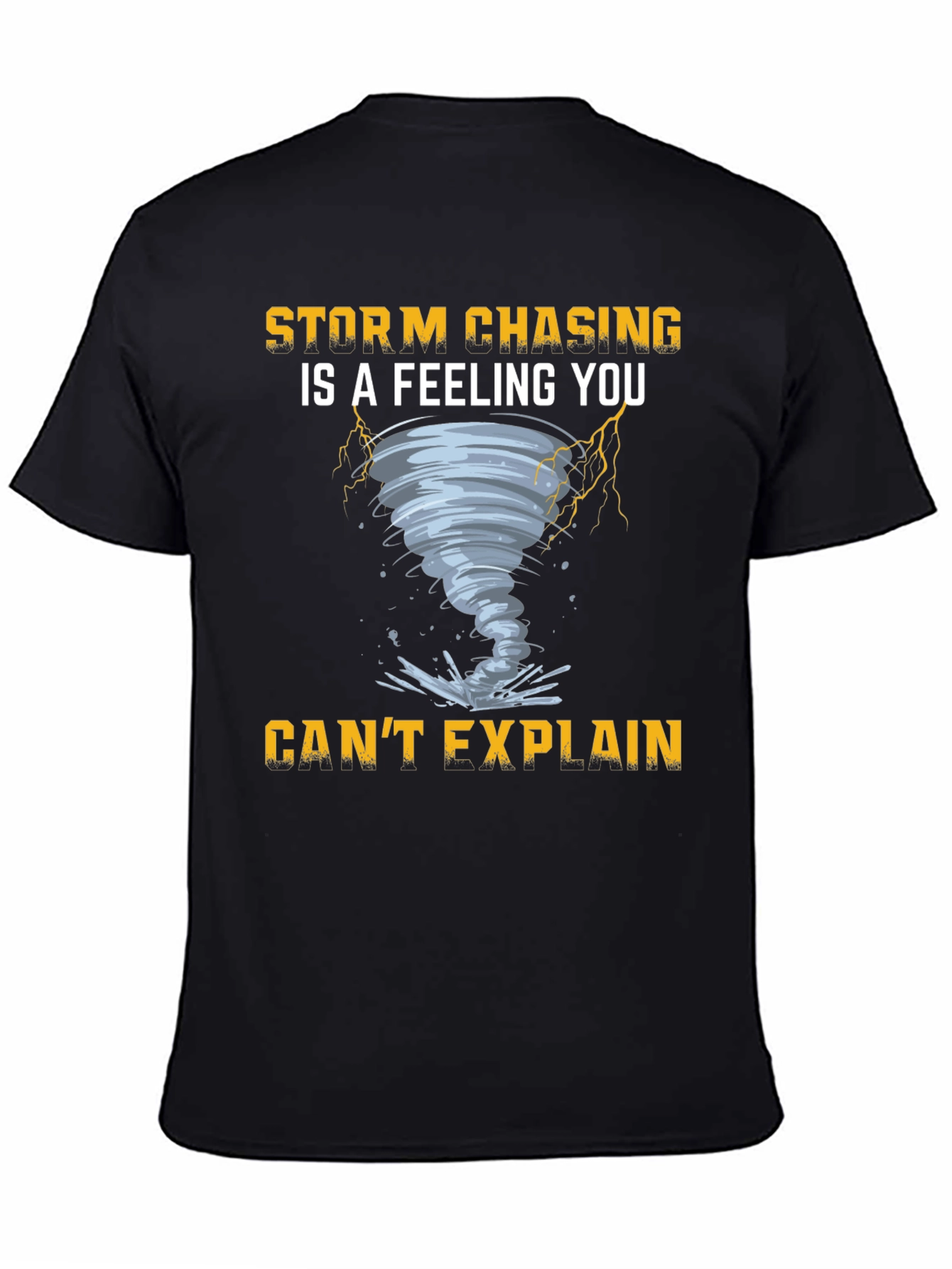 Storm Chasing Feeling Graphic Tee - Black