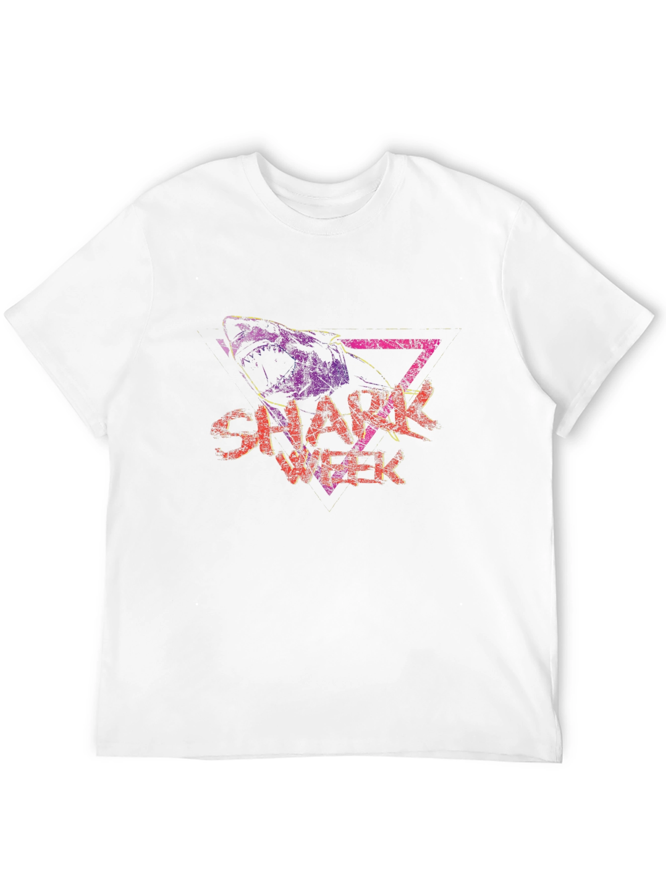 Shark Week Graphic Tee - Black Cotton Blend T-Shirt
