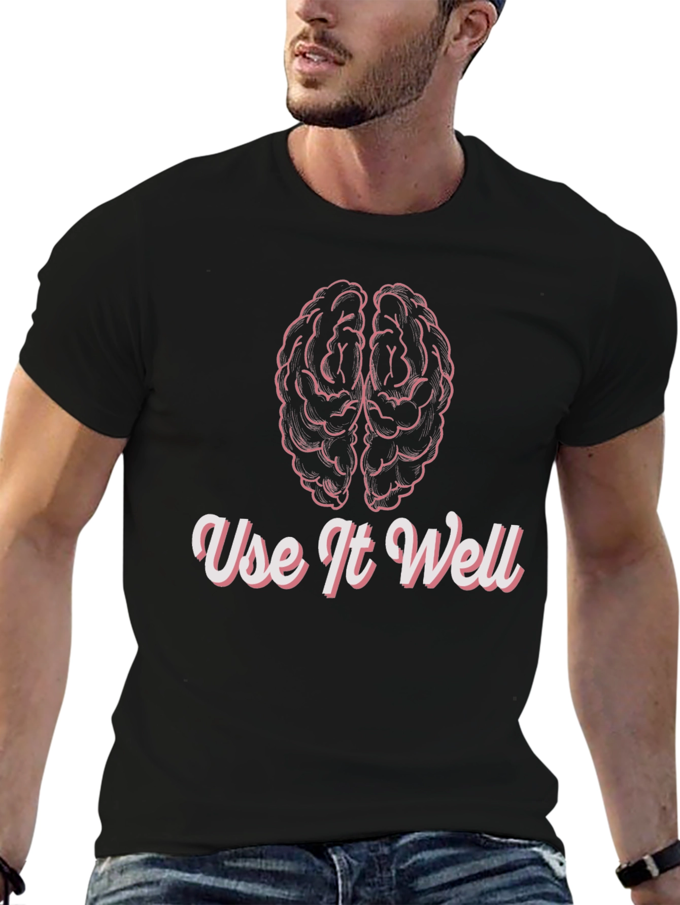 Use It Well Graphic Tee - Brain Design