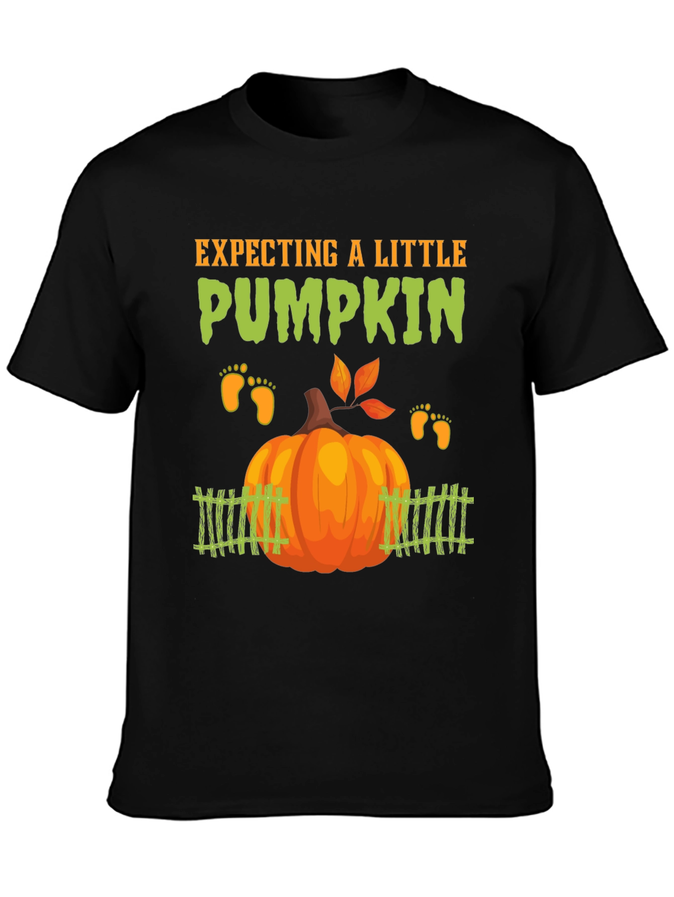 Expecting a Little Pumpkin T-Shirt Pregnancy Announcement Tee