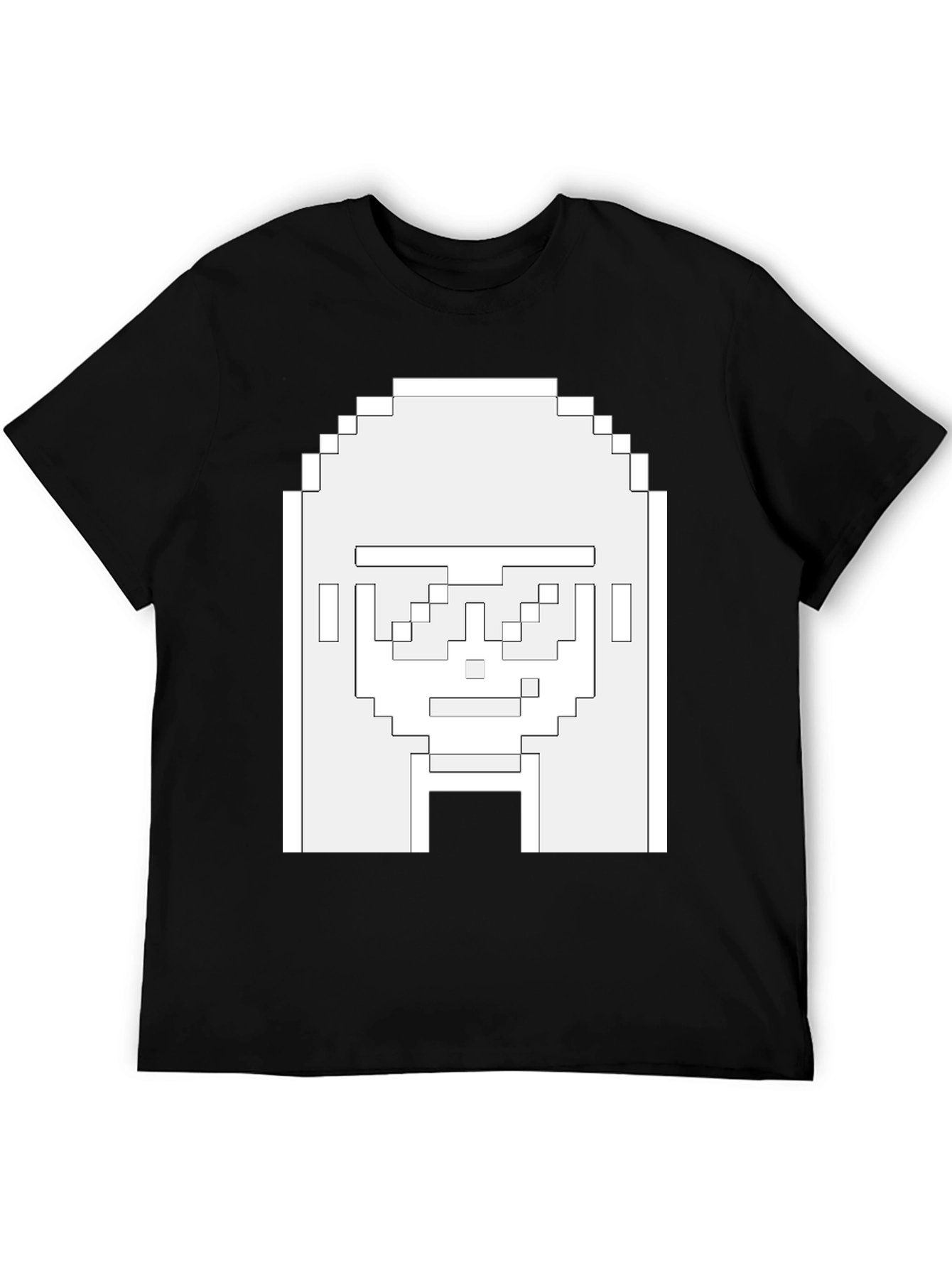 Pixel Art Graphic Print T-Shirt