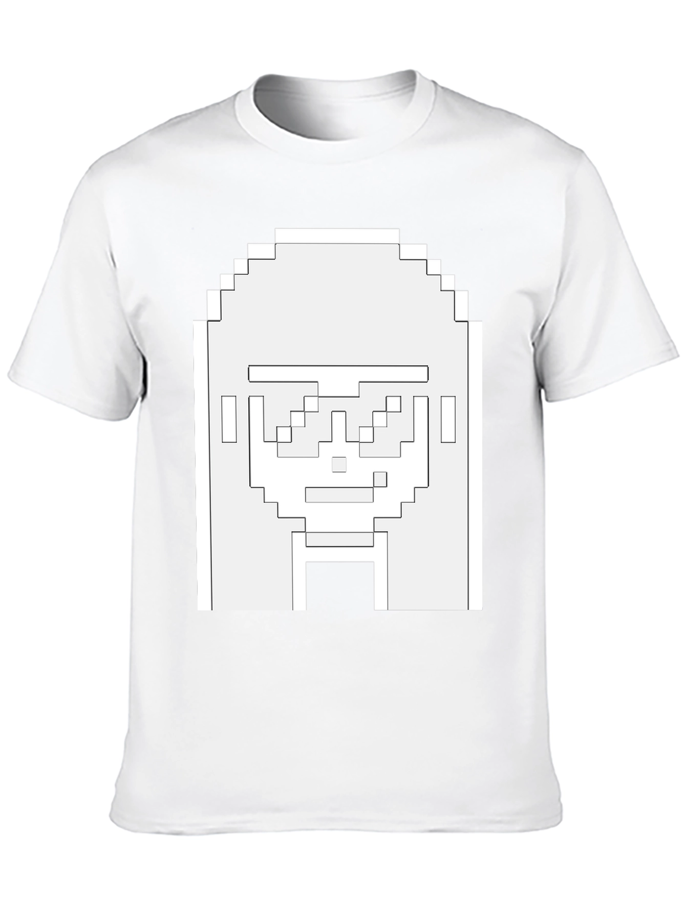 Pixel Art Graphic Print T-Shirt