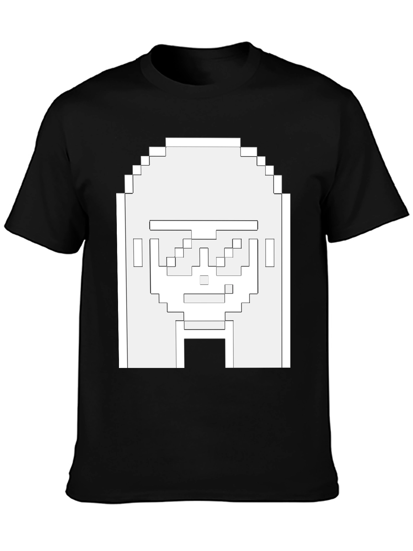 Pixel Art Graphic Print T-Shirt