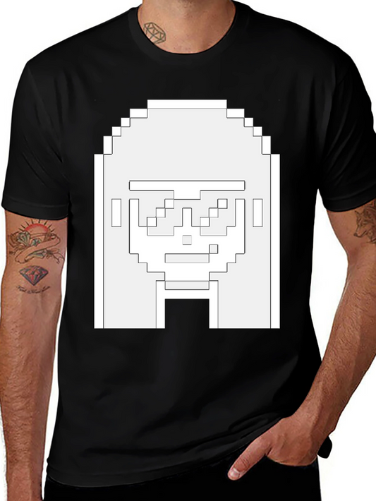 Pixel Art Graphic Print T-Shirt