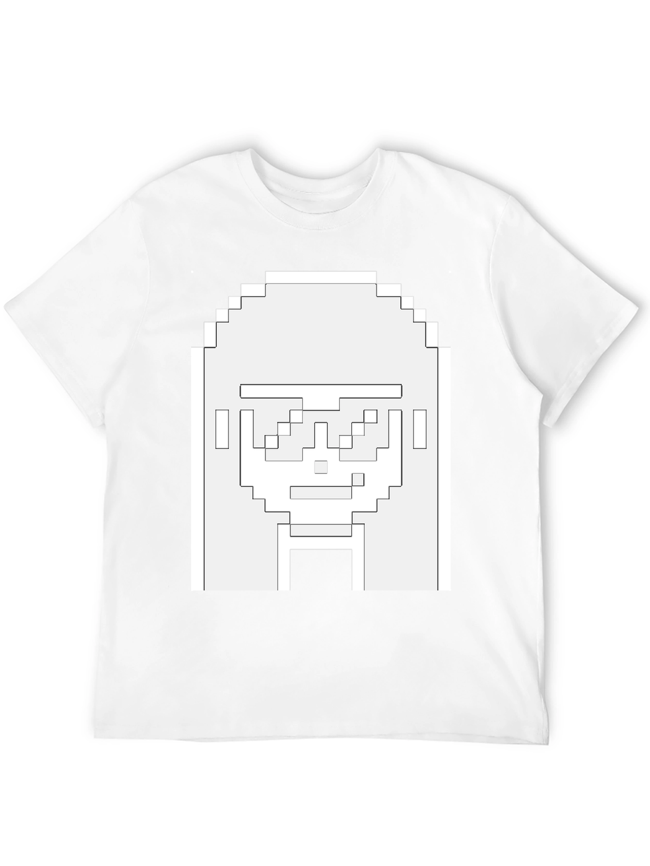 Pixel Art Graphic Print T-Shirt