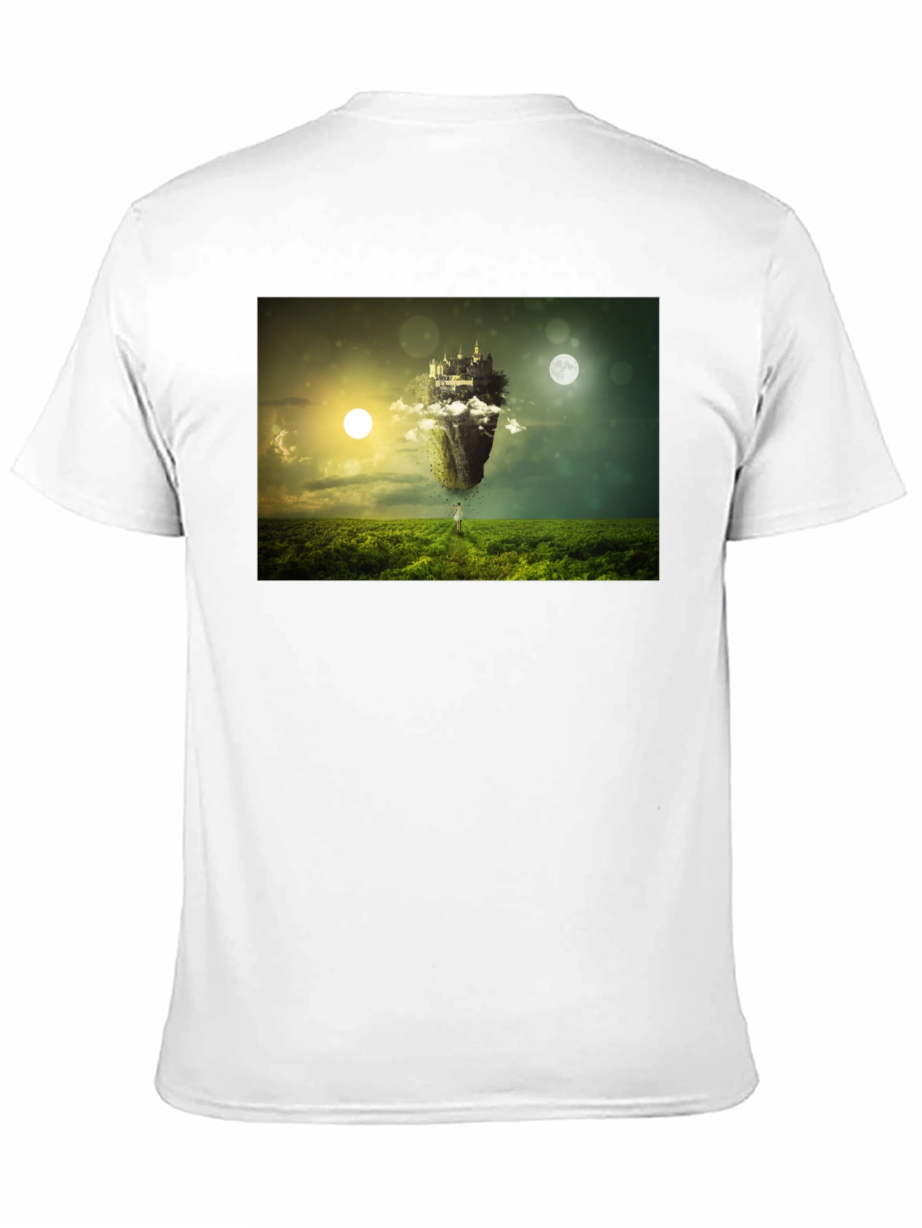 Surreal Castle Island Black T-Shirt