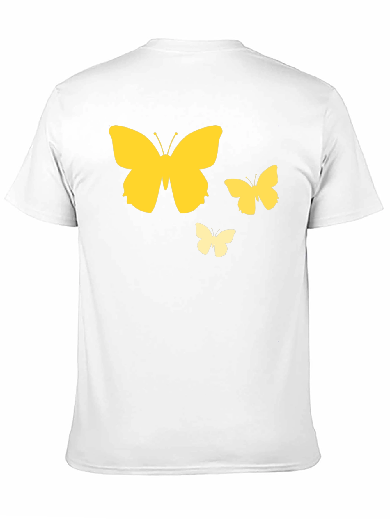 Butterfly Graphic Tee - Casual Black T-Shirt