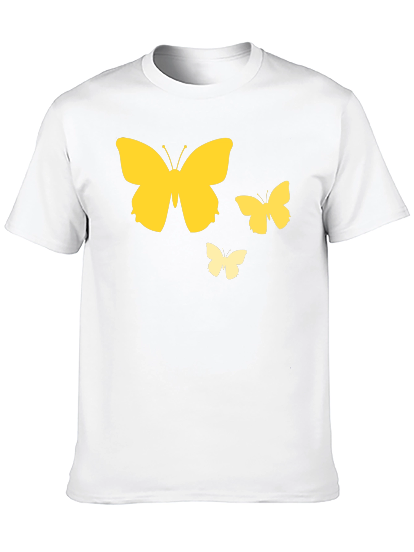 Butterfly Graphic Tee - Casual Black T-Shirt