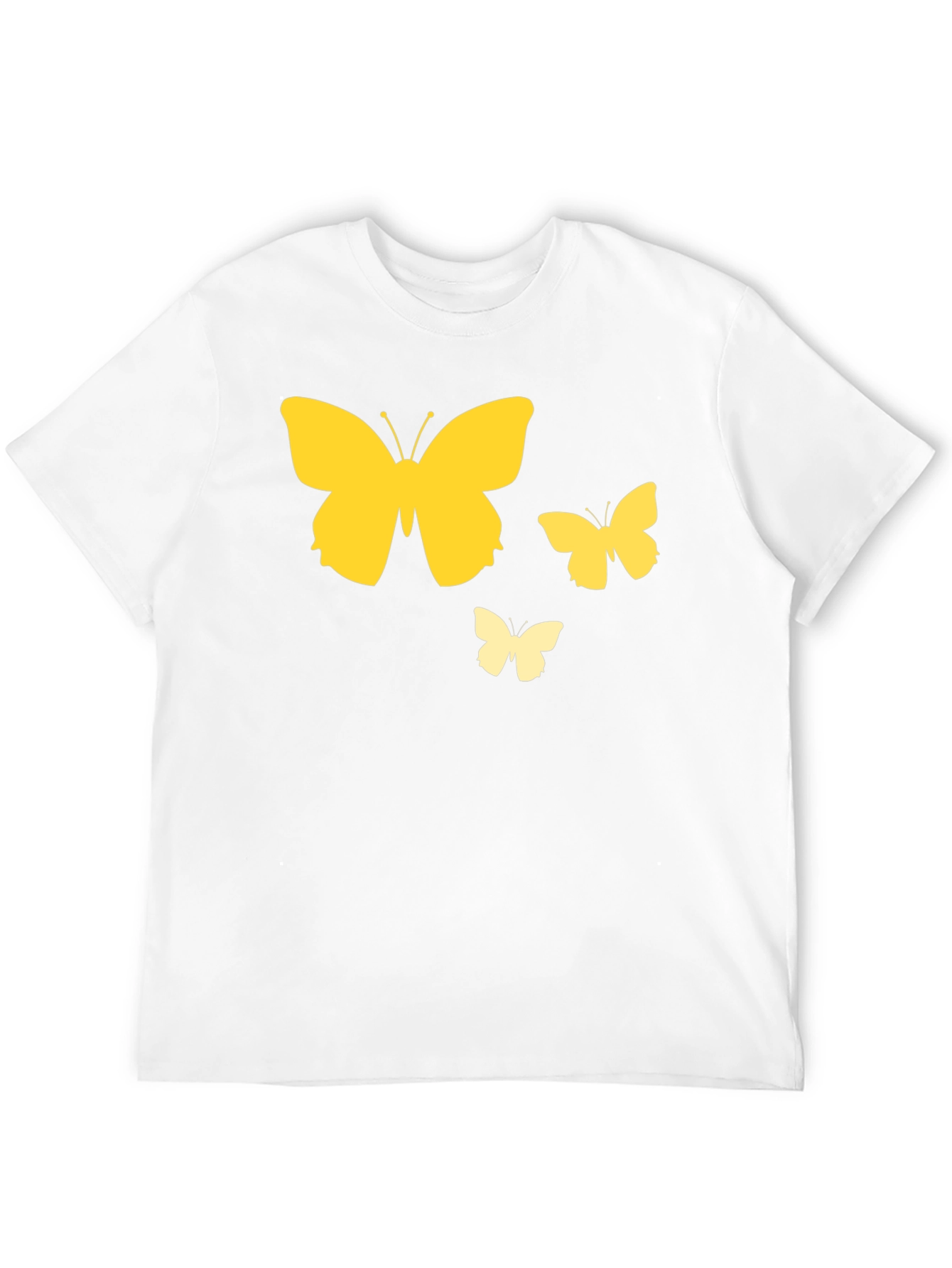 Butterfly Graphic Tee - Casual Black T-Shirt