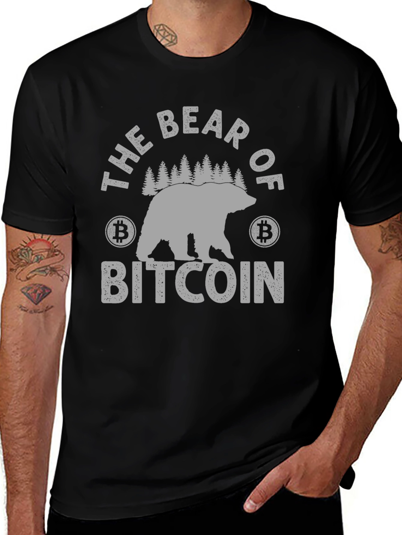 Bitcoin Bear Crypto T-Shirt