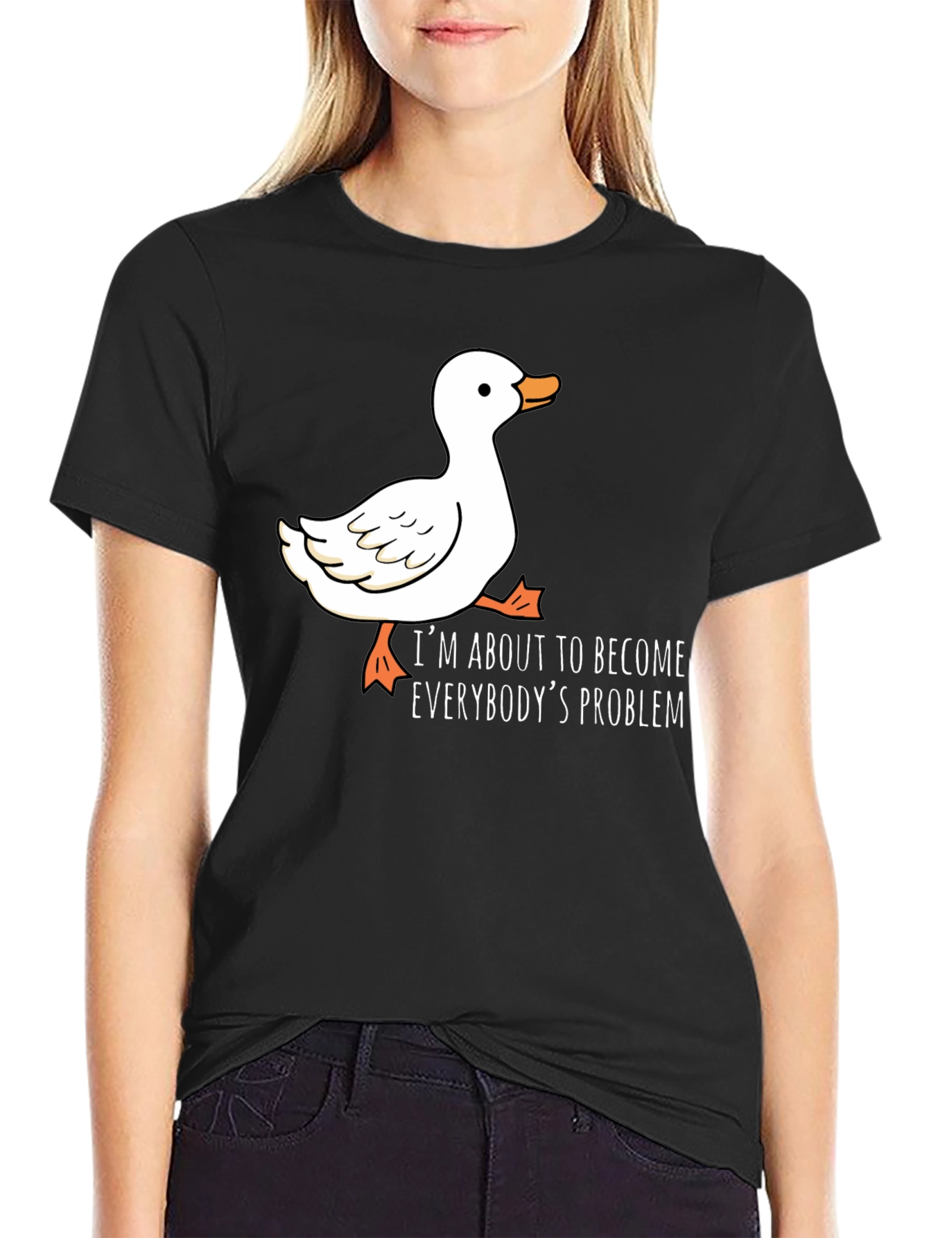 Duck About to be Everybodys Problem Graphic Tee