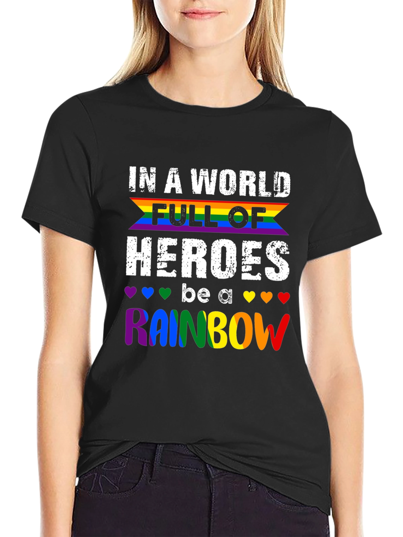 Be A Rainbow T-Shirt - Pride LGBTQ+ Apparel