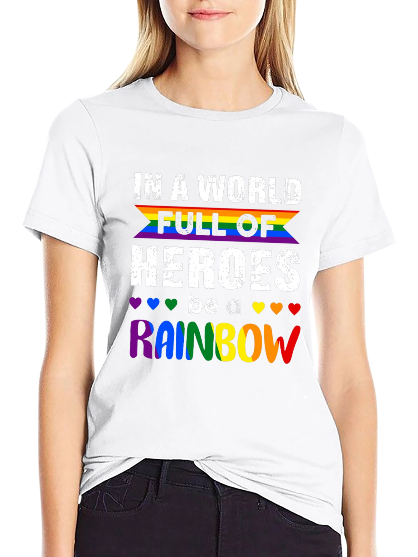 Be A Rainbow T-Shirt - Pride LGBTQ+ Apparel