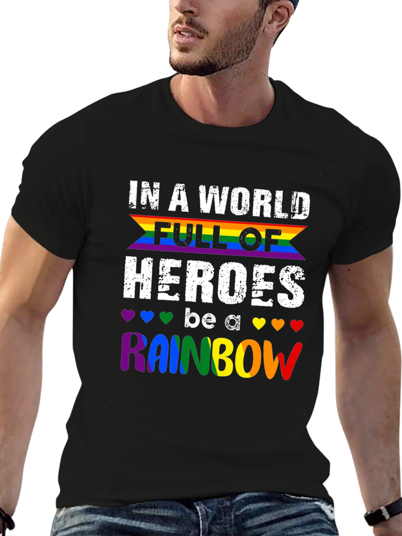 Be A Rainbow T-Shirt - Pride LGBTQ+ Apparel