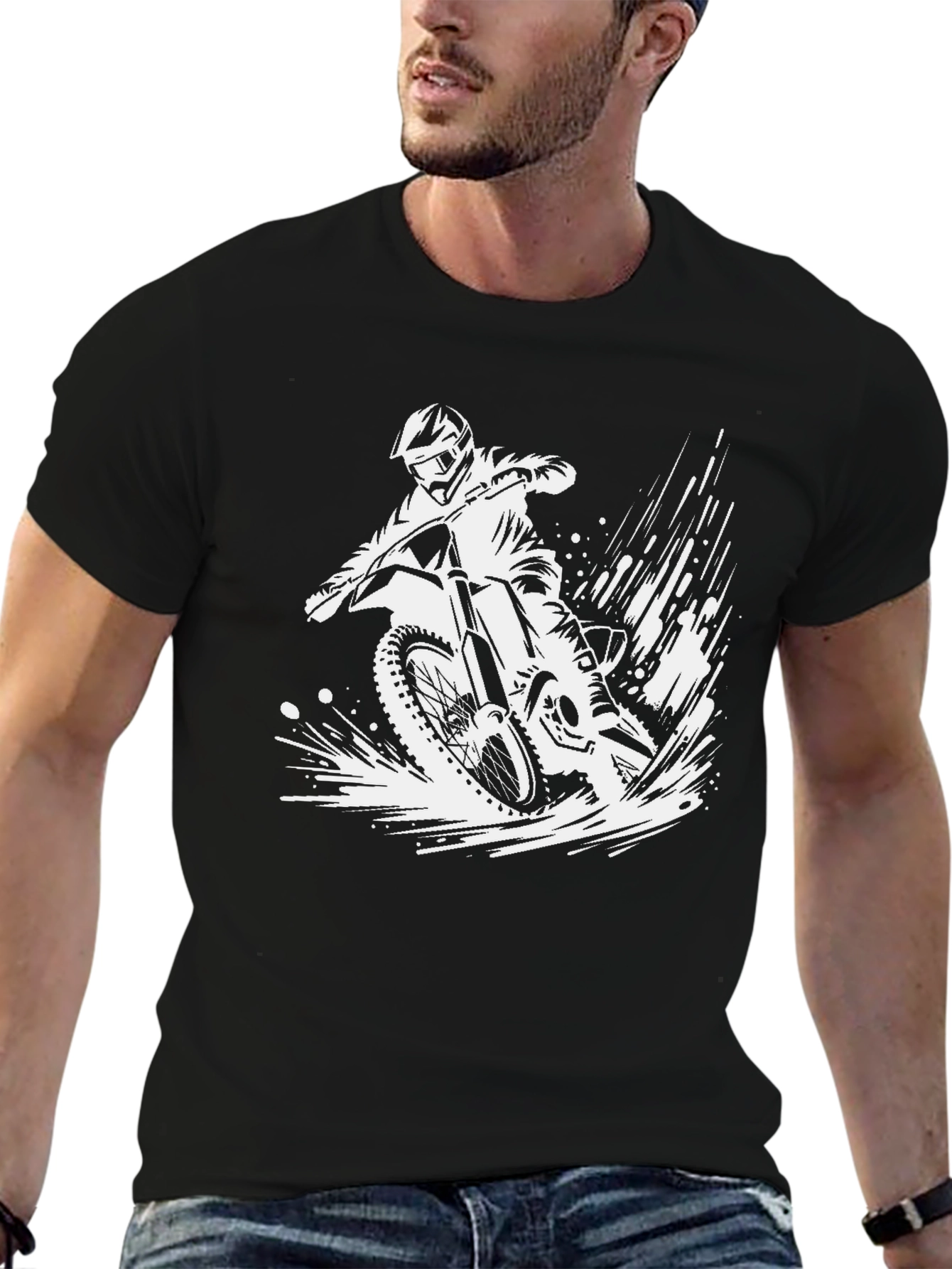 Dirt Bike Rider Graphic Tee