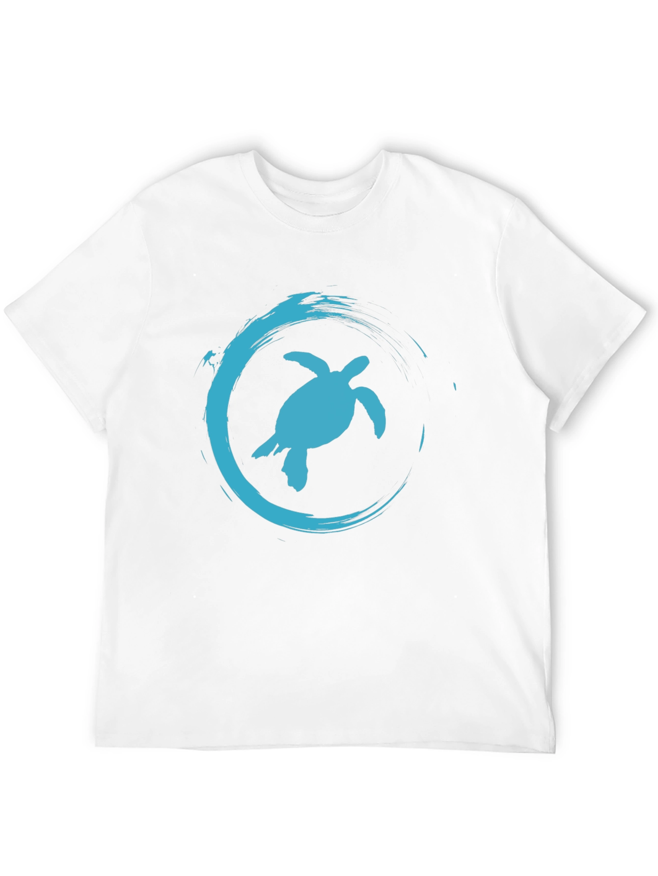 Turtle Wave Graphic Tee - Casual Black T-Shirt