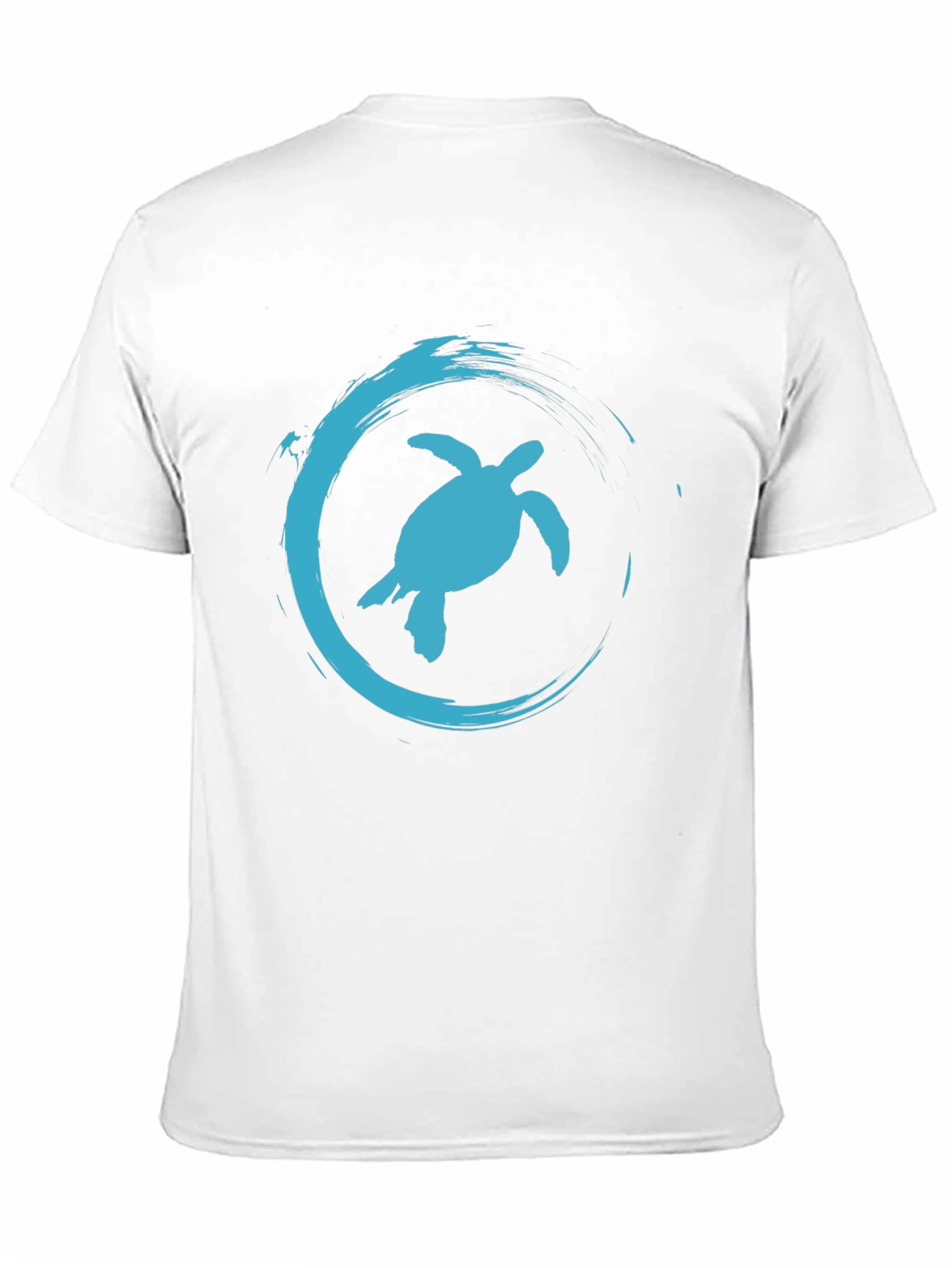 Turtle Wave Graphic Tee - Casual Black T-Shirt