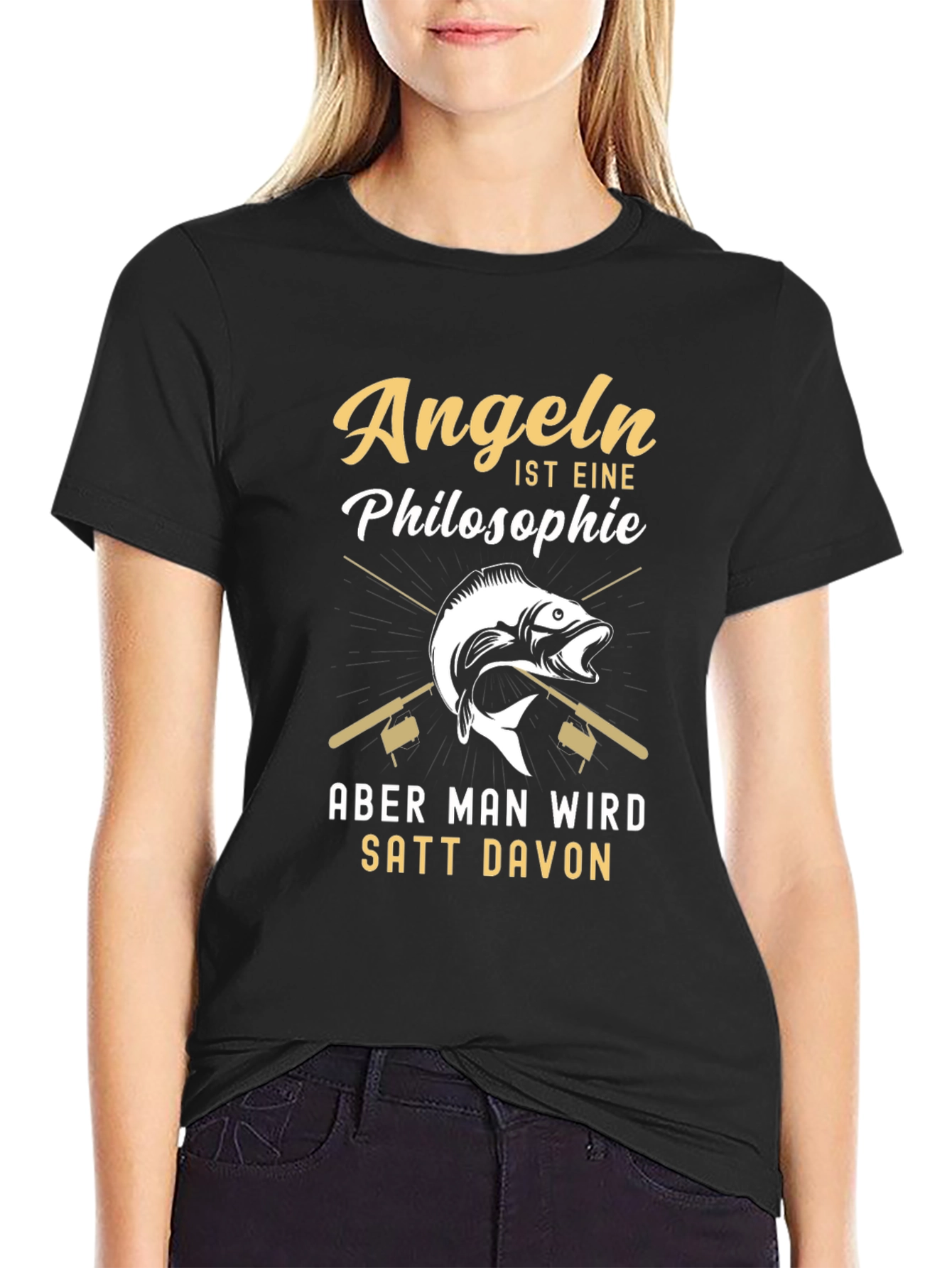 Angeln Ist Eine Philosophie T-Shirt