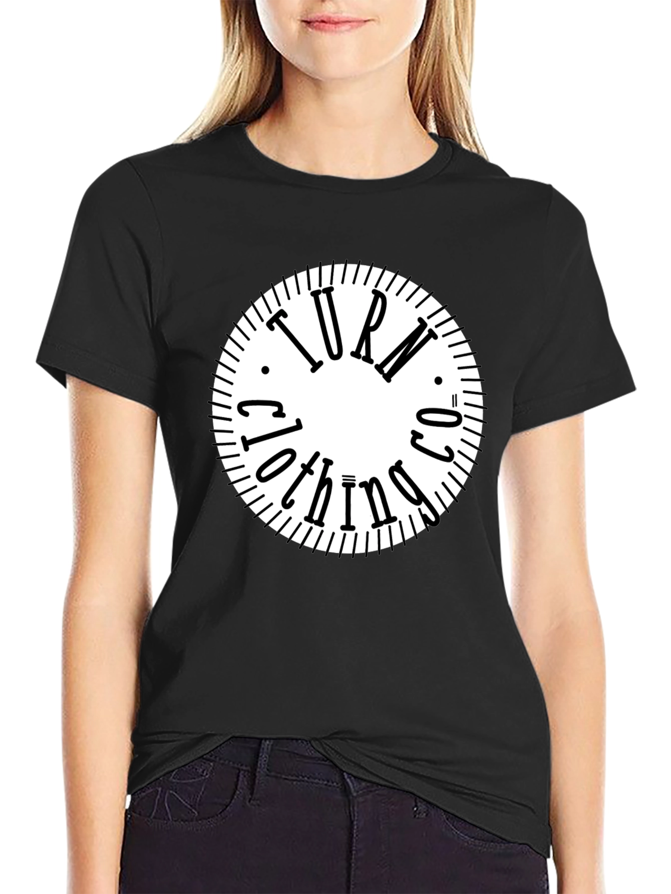 Turn Clothing Co. Black Graphic Tee