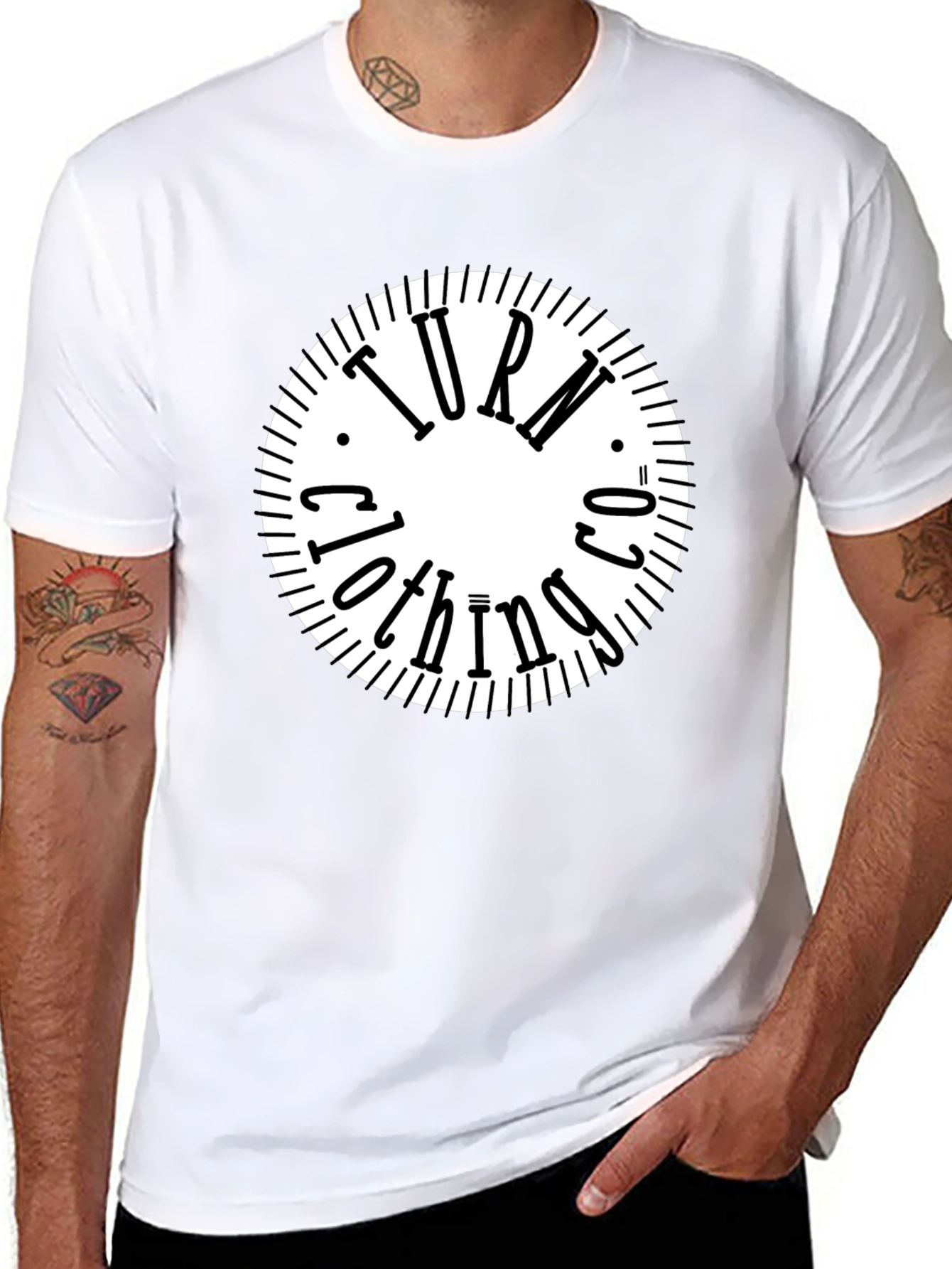 Turn Clothing Co. Black Graphic Tee