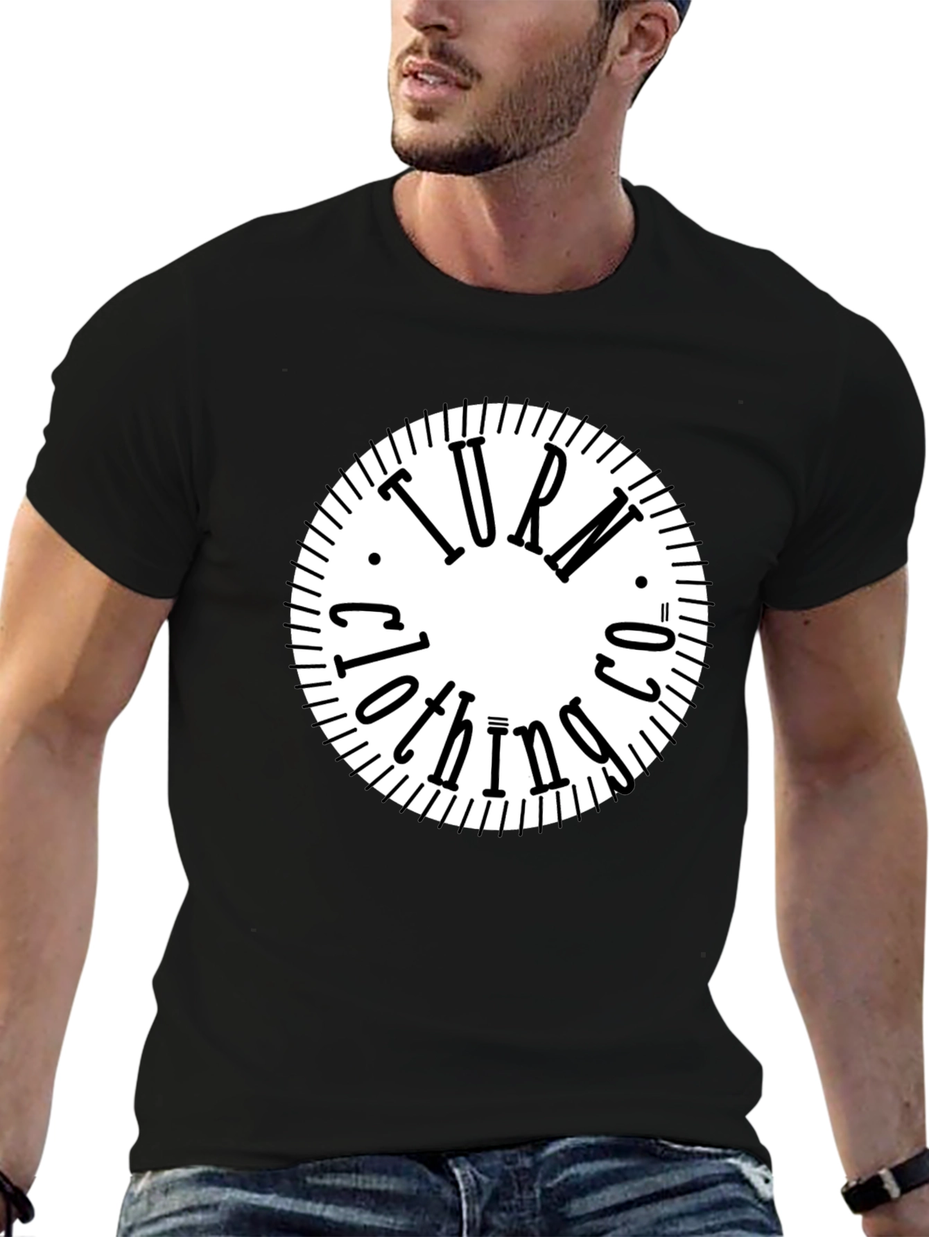 Turn Clothing Co. Black Graphic Tee