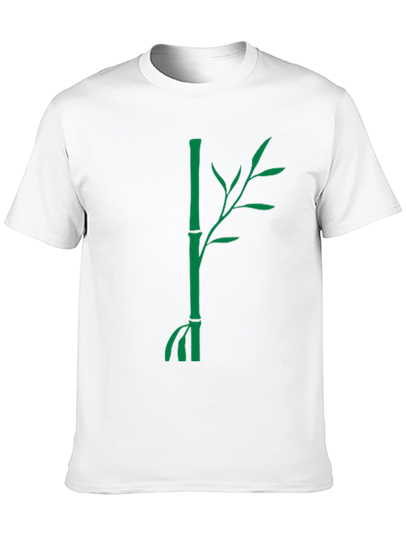 Bamboo Graphic Black Tee