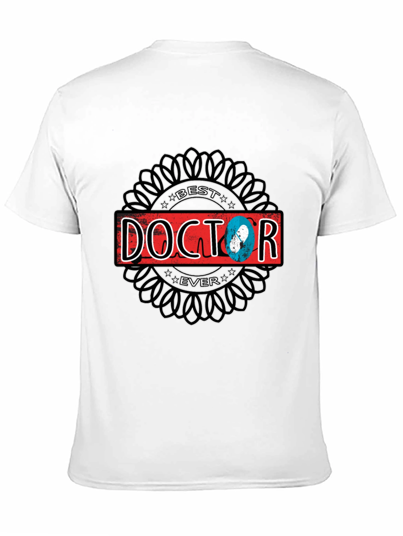 Best Doctor Ever Graphic T-Shirt - Black