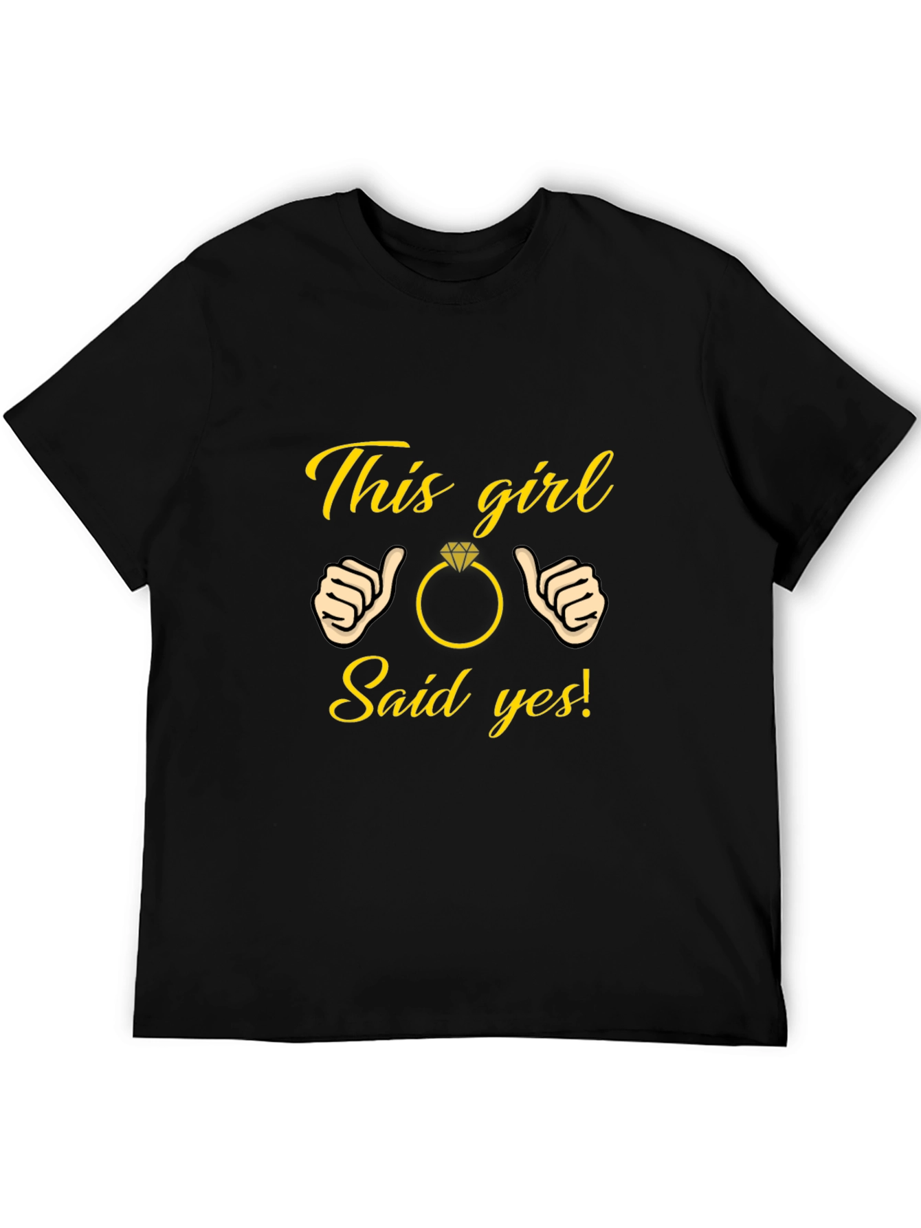 This Girl Said Yes T-Shirt Engagement Gift
