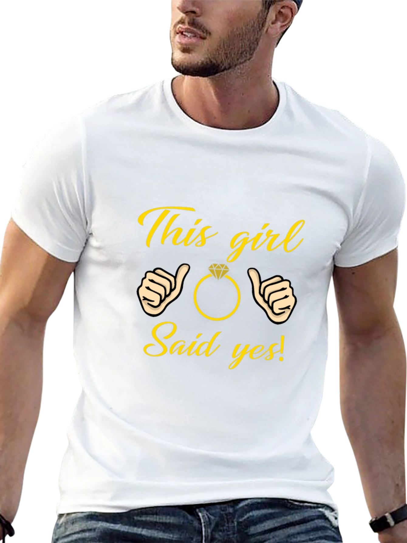 This Girl Said Yes T-Shirt Engagement Gift