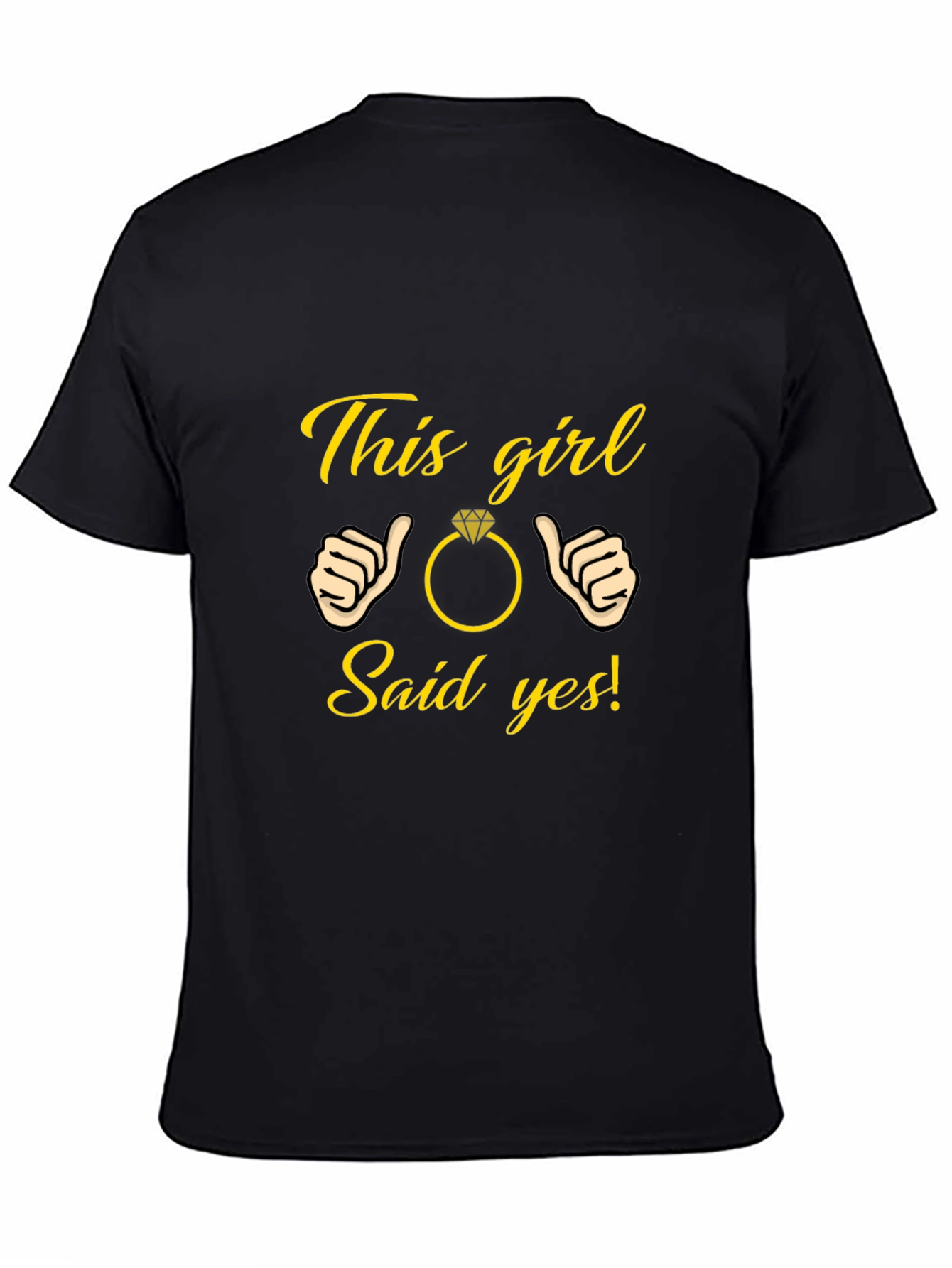 This Girl Said Yes T-Shirt Engagement Gift