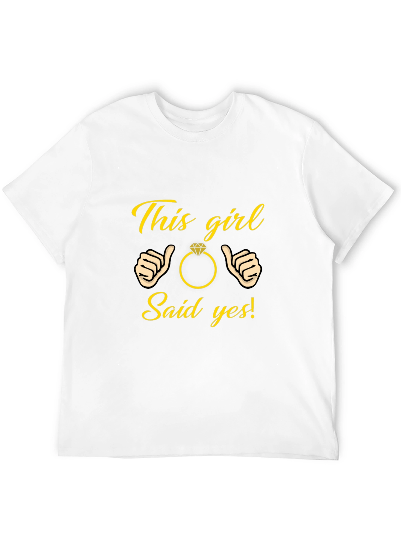 This Girl Said Yes T-Shirt Engagement Gift