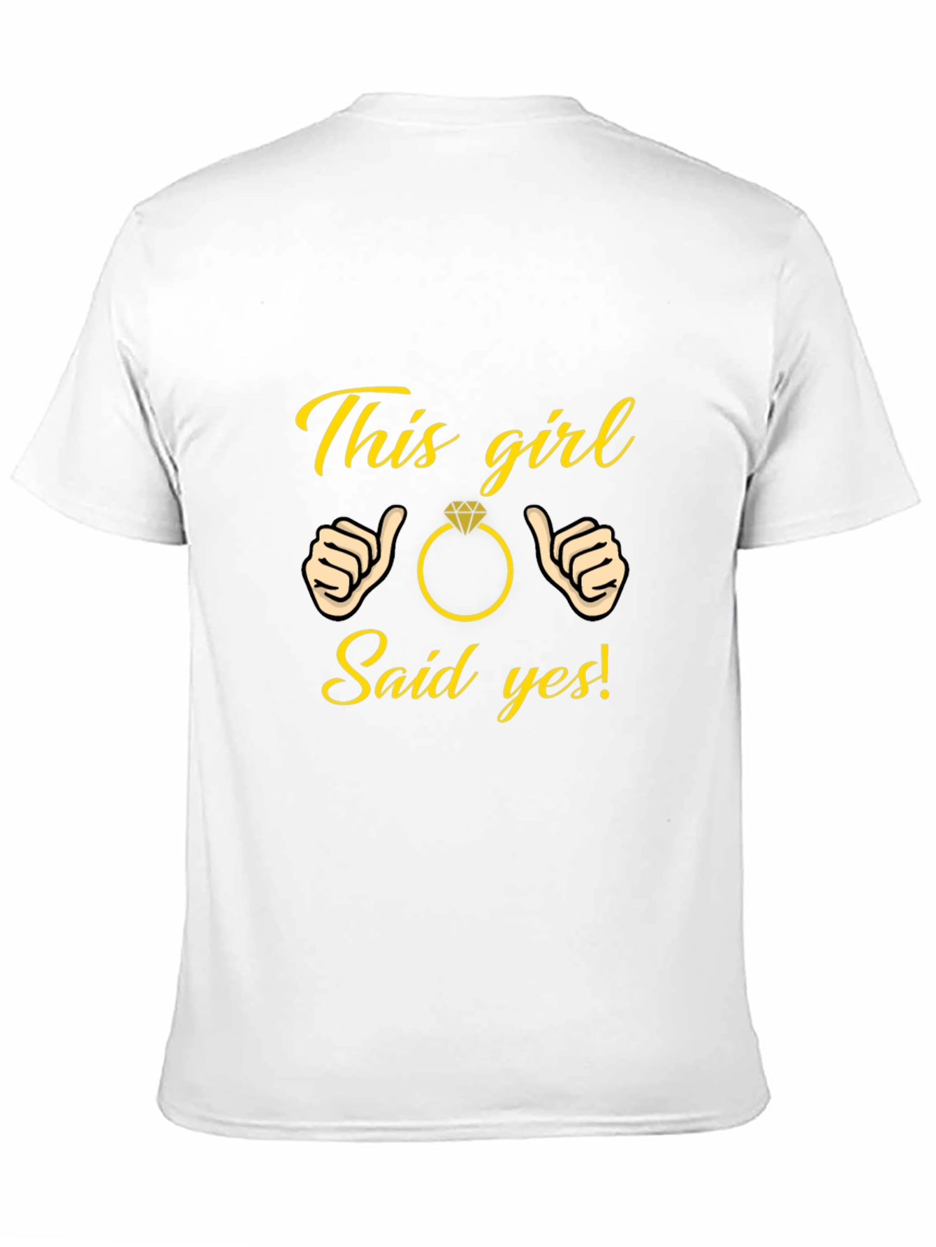This Girl Said Yes T-Shirt Engagement Gift