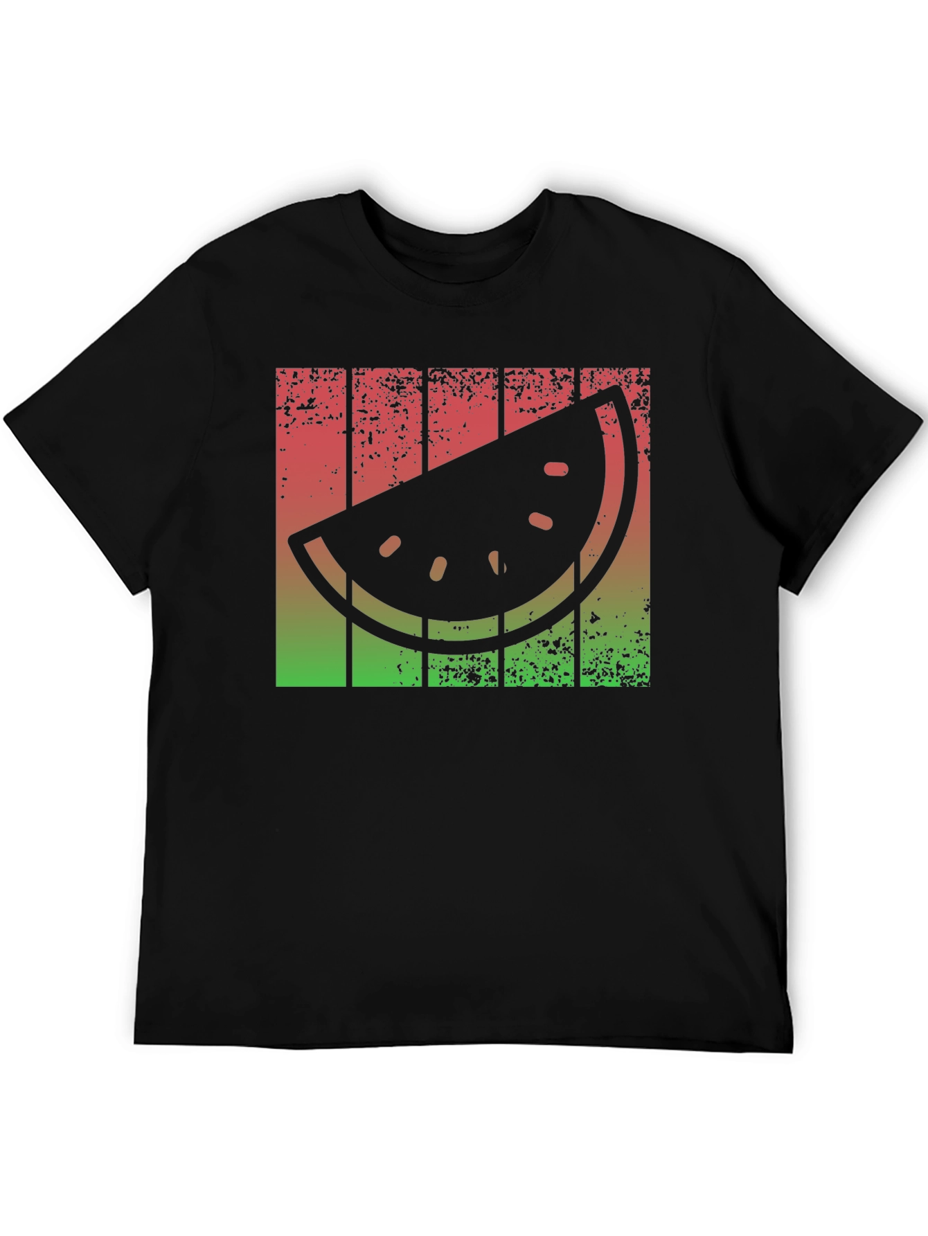 Retro Watermelon Slice Graphic Tee - Summer Vibes!