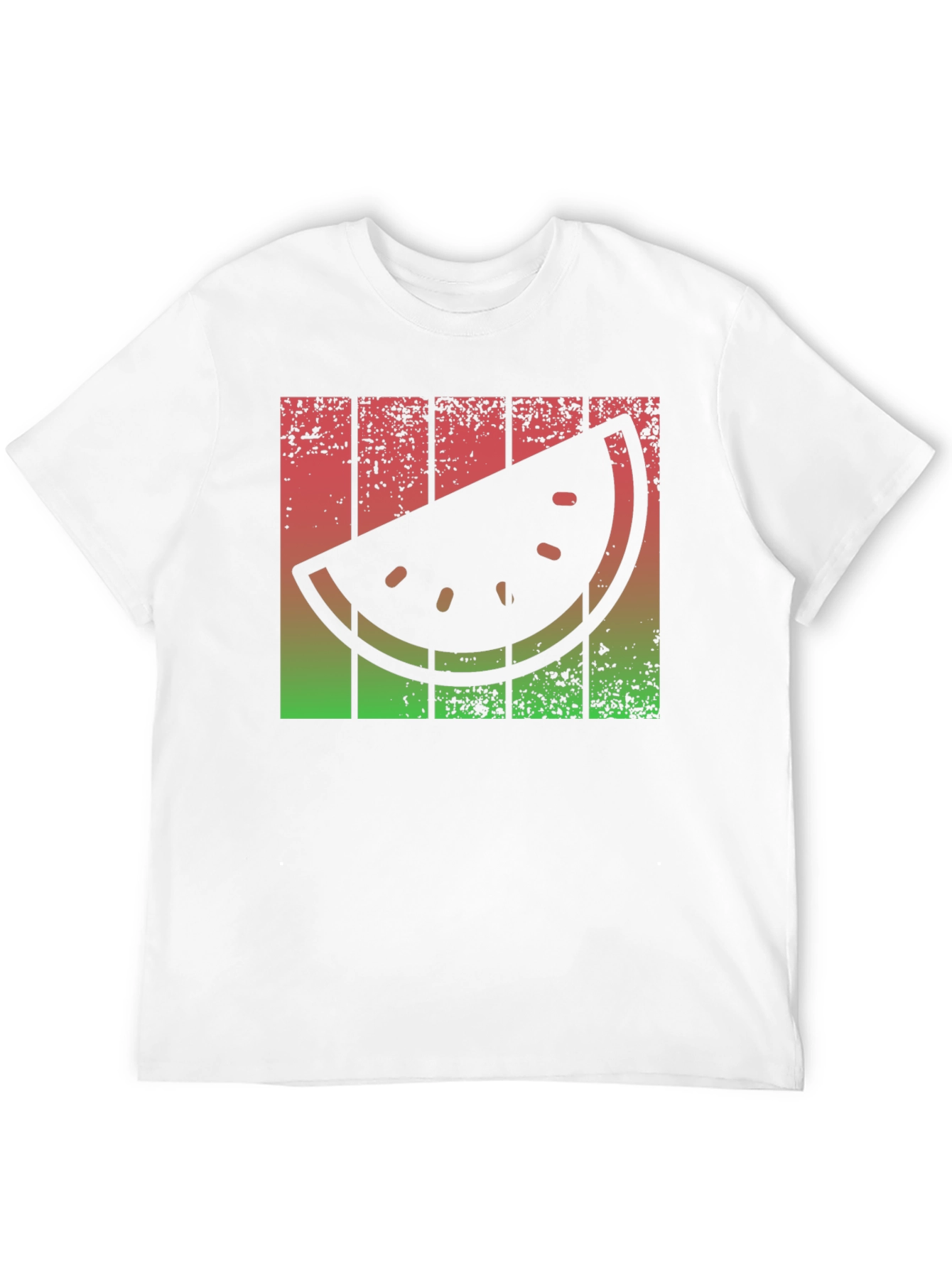 Retro Watermelon Slice Graphic Tee - Summer Vibes!