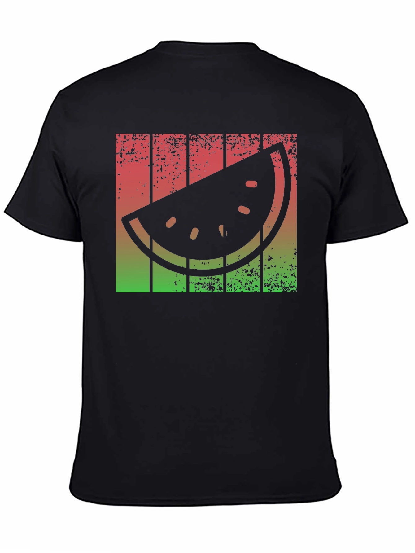 Retro Watermelon Slice Graphic Tee - Summer Vibes!