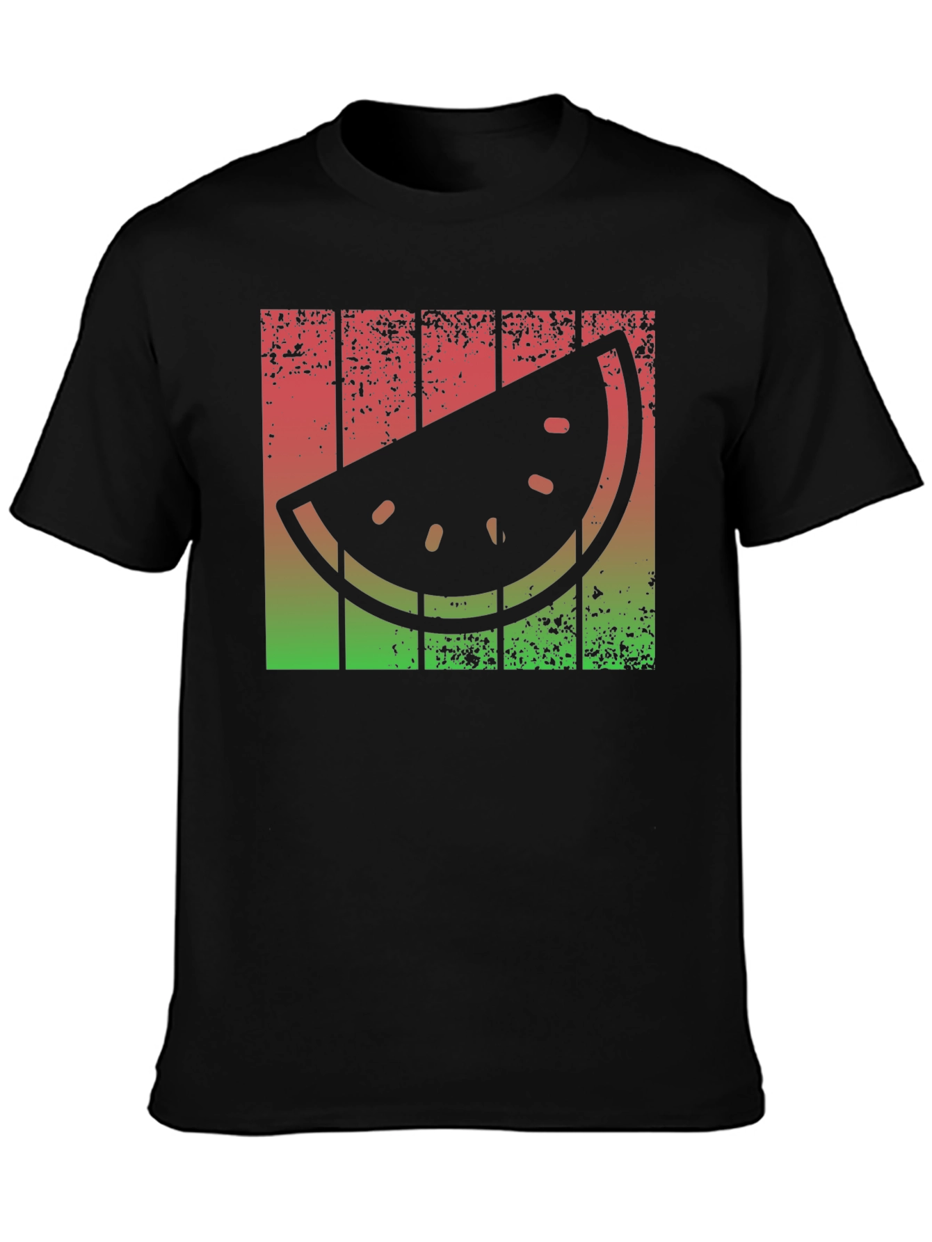 Retro Watermelon Slice Graphic Tee - Summer Vibes!