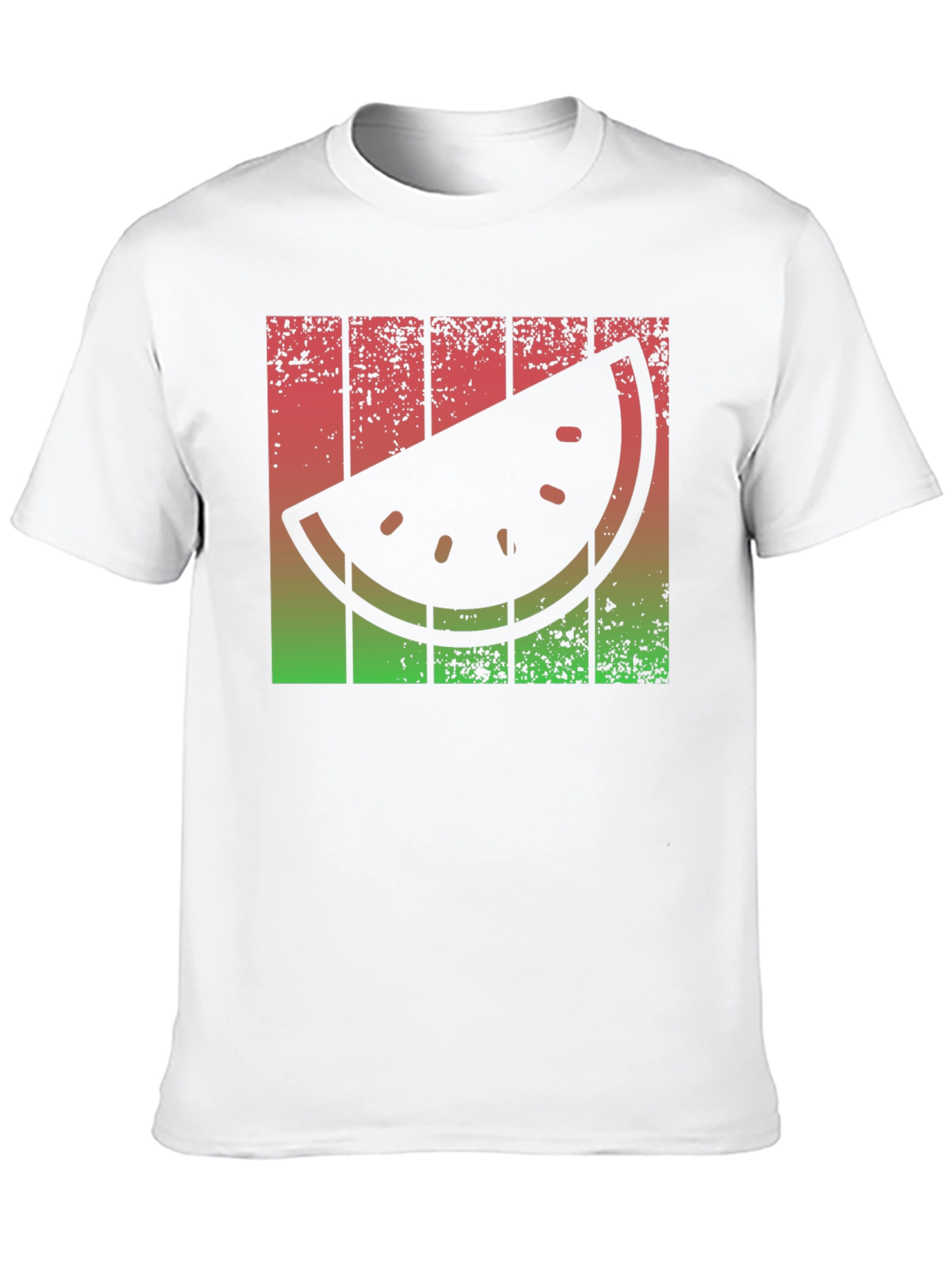 Retro Watermelon Slice Graphic Tee - Summer Vibes!