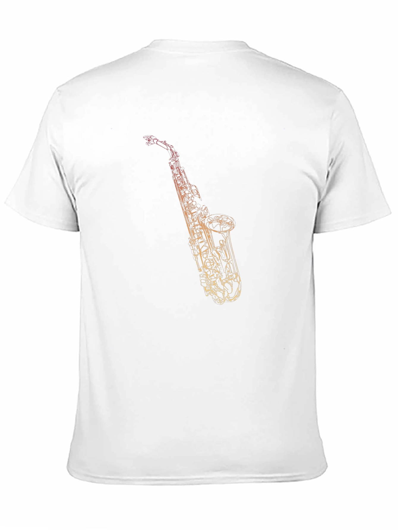 Saxophone Graphic Tee - Stylish Music Lover T-Shirt