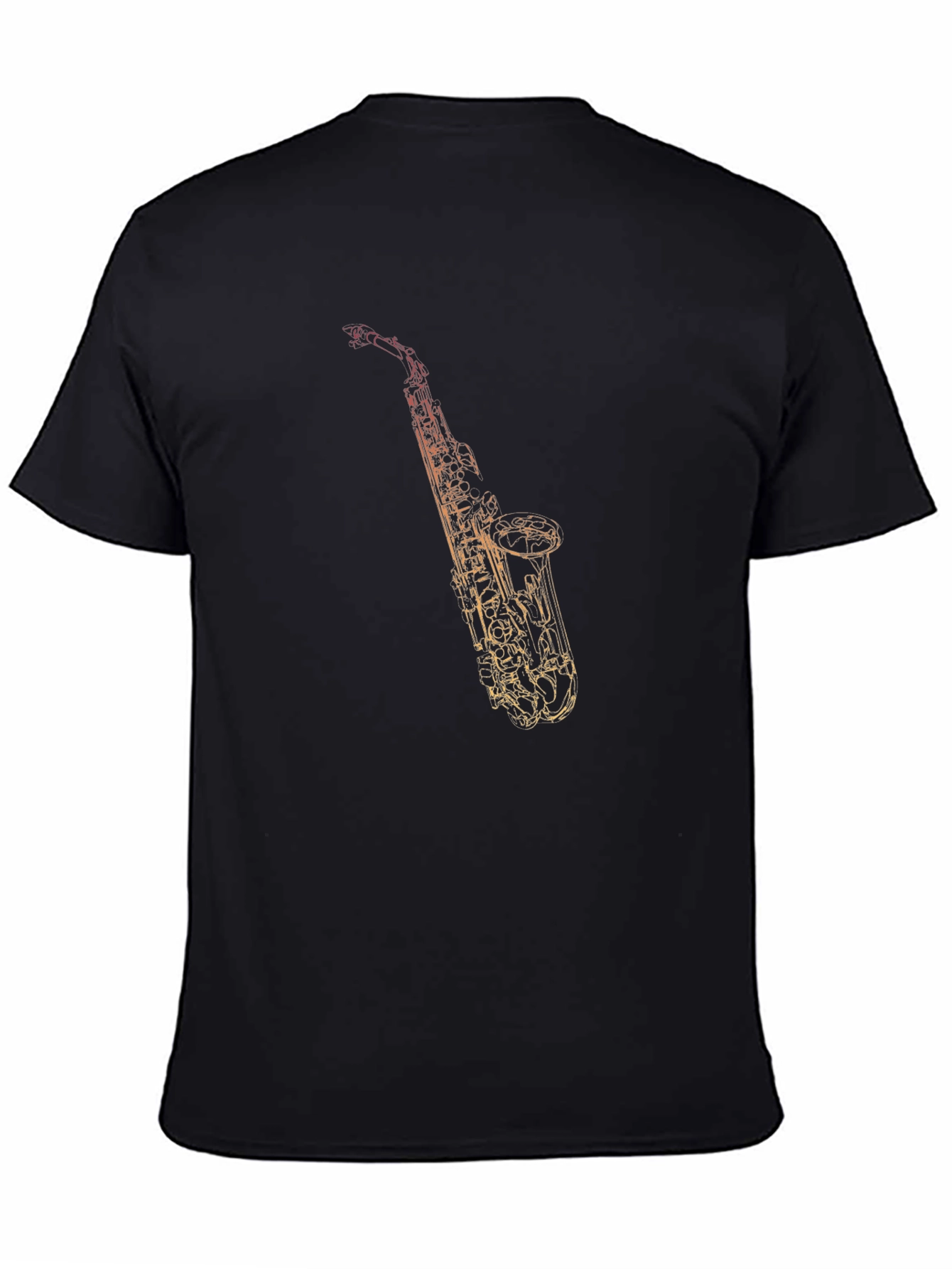 Saxophone Graphic Tee - Stylish Music Lover T-Shirt
