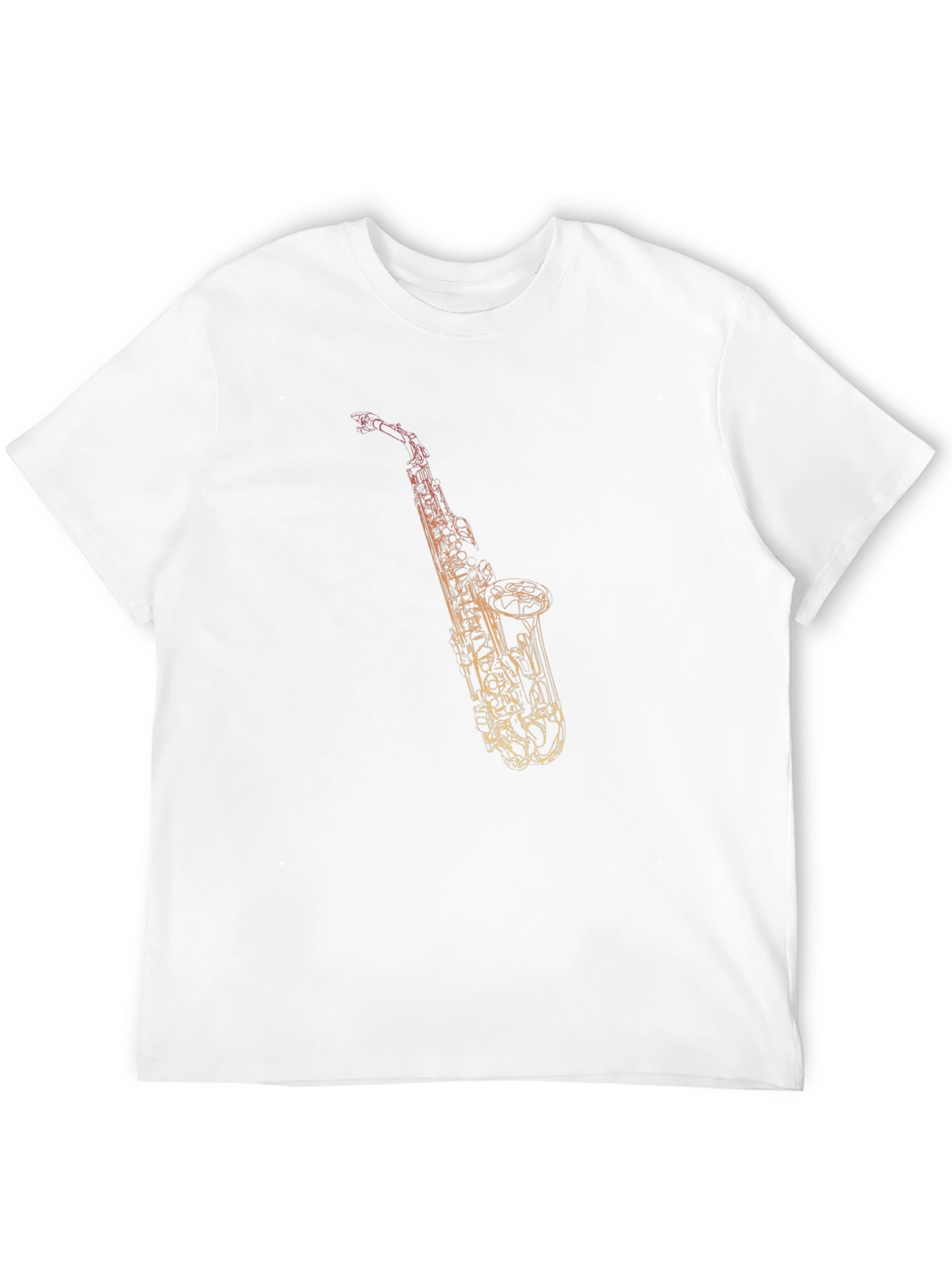 Saxophone Graphic Tee - Stylish Music Lover T-Shirt