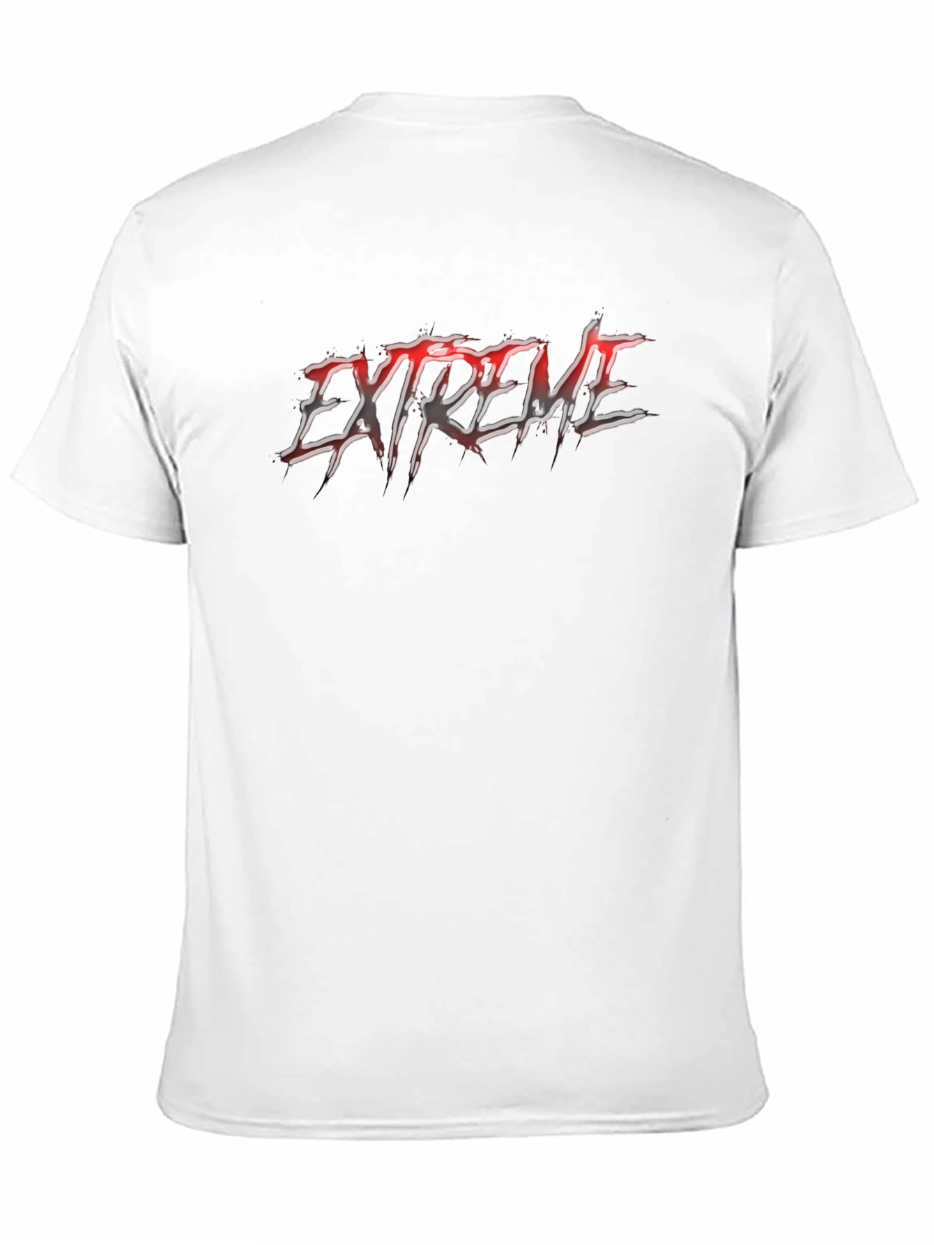 Extreme Graphic Tee - Black Cotton T-Shirt