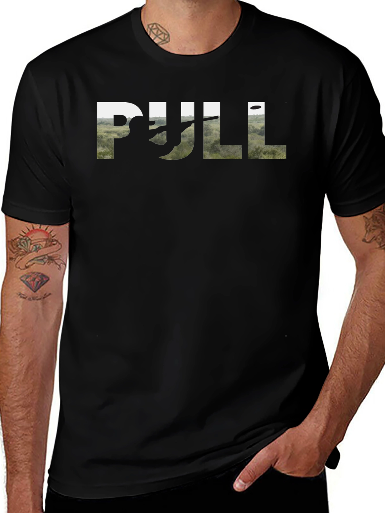 Pull T-Shirt - Skeet Shooting Design
